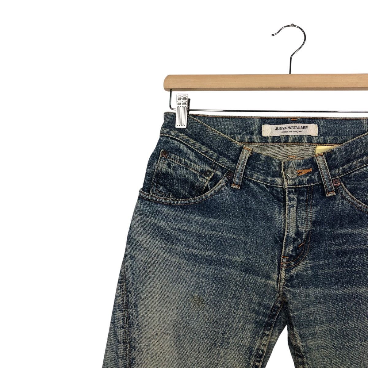 Comme des Garcons Junya Watanabe Comme Des Garcons Flare Work Denim Size 29" - 8 Thumbnail