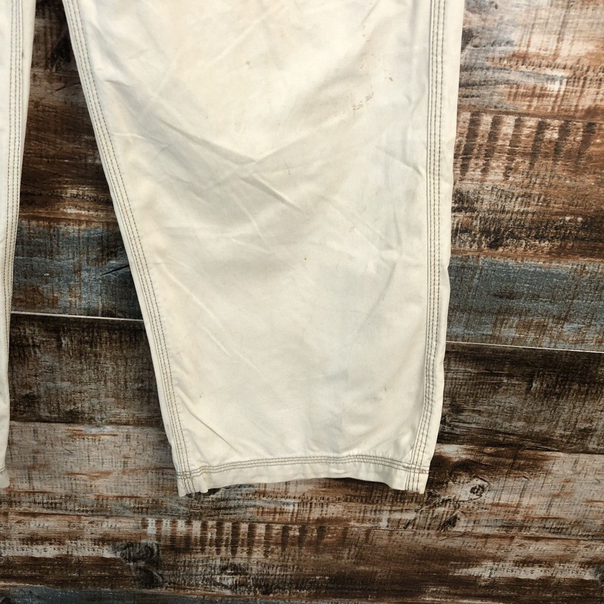 Arizona Jean Co. DL AriZona Jeanco. White Cargo Multipocket Pants #C641 Size US 31 - 12 Thumbnail