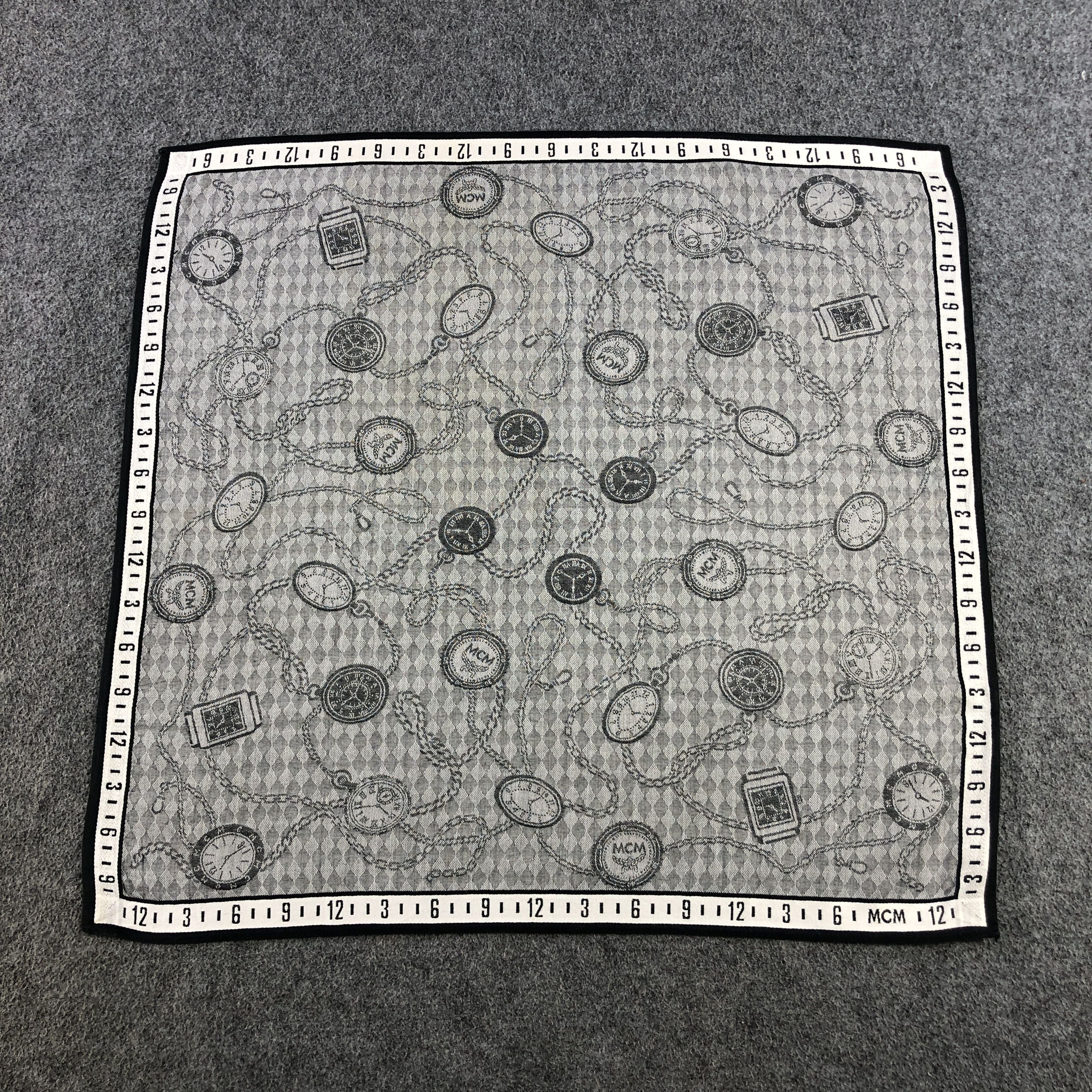 MCM MCM Monogram Handkerchief Neckerchief Bandana H2393 Size ONE SIZE - 2 Thumbnail