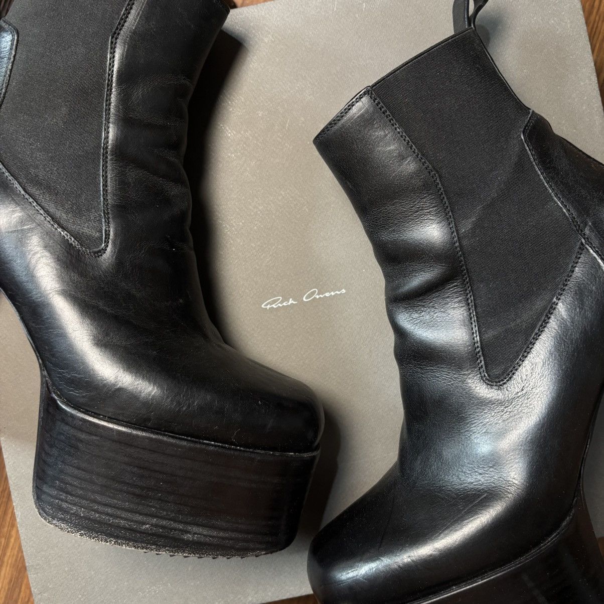 Rick Owens Rick Owens "FW19 Larry" Kiss Boots Size US 10 / IT 40 - 5 Thumbnail