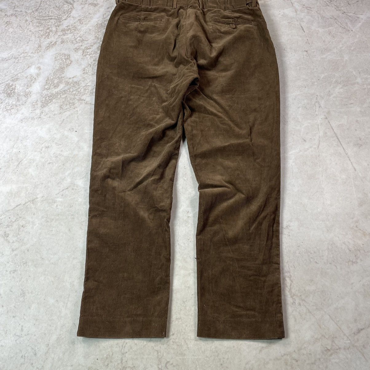 Polo Ralph Lauren × Vintage Vintage Ralph Lauren Oldmoney Brown Corduroy Trousers Size US 38 / EU 54 - 15 Thumbnail