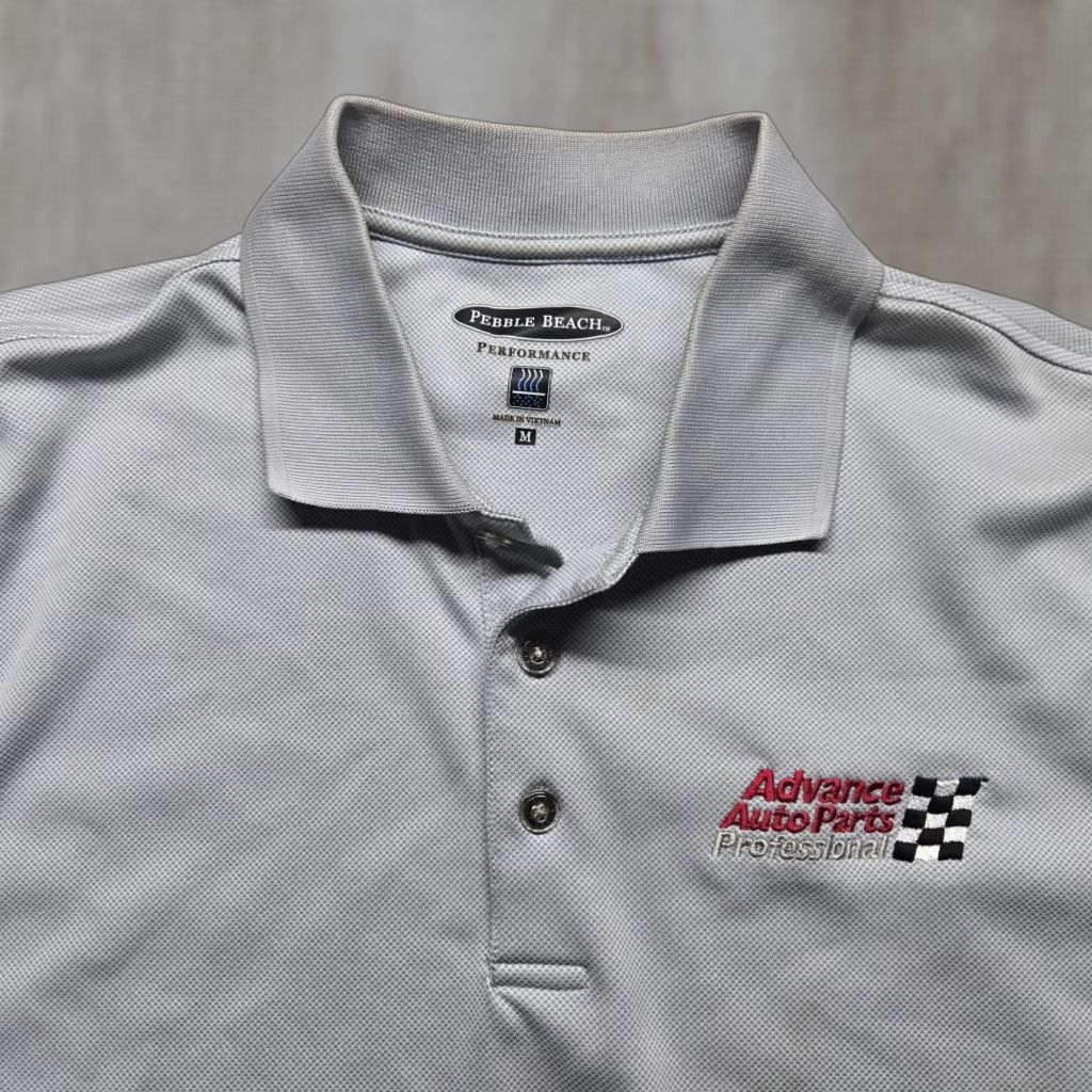 Vintage Gray Polo Shirt Adult Men's Size M - Advanced Auto Parts Size US M / EU 48-50 / 2 - 1 Thumbnail