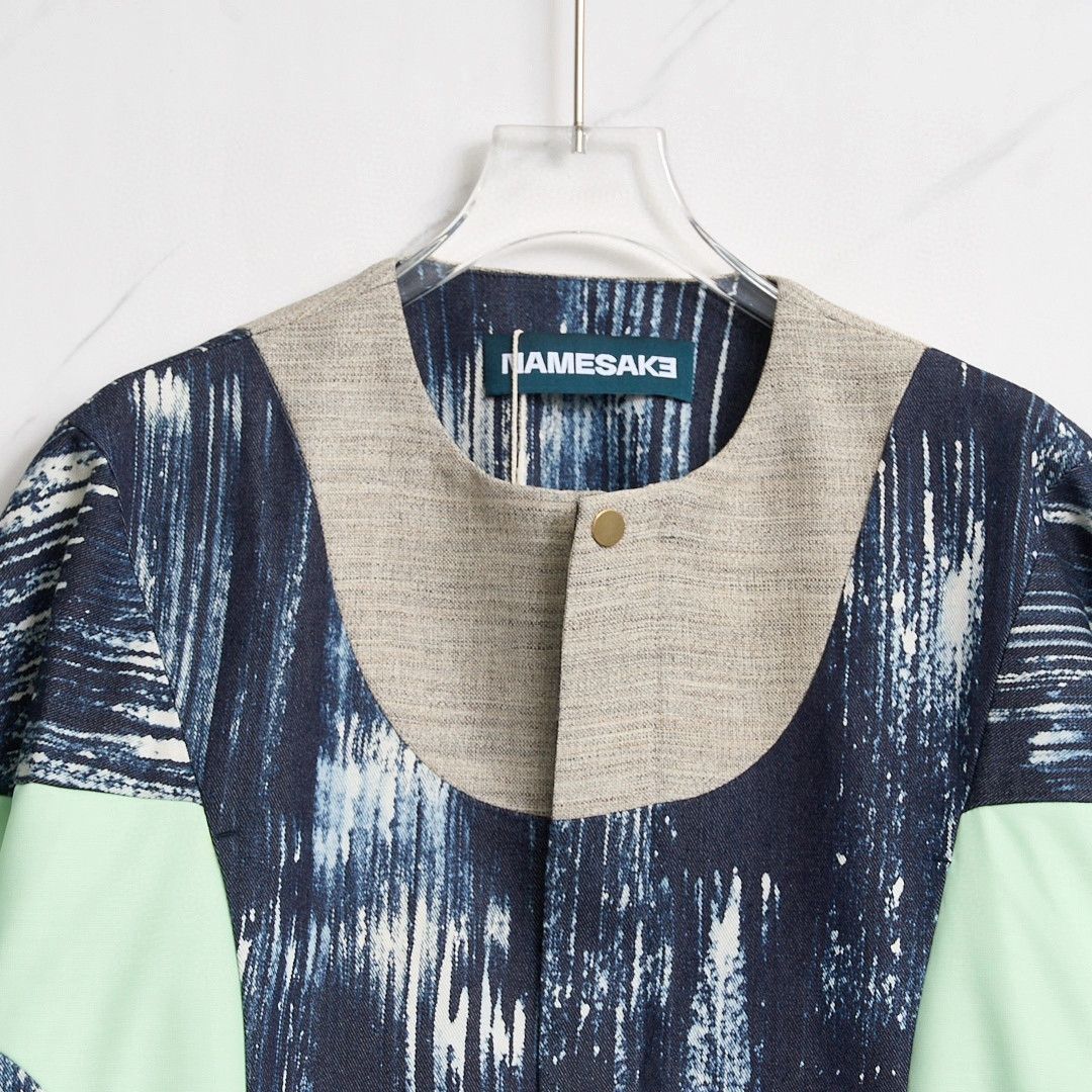 Namesake Men's Brushstroke Print Jacket in Blue, Men's — image 2 of 6
