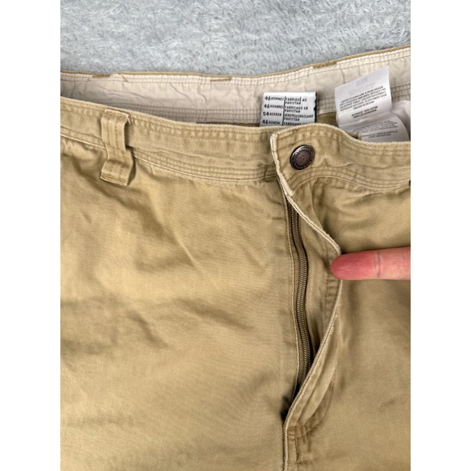 Vintage VINTAGE Columbia Shorts Mens Cargo 36 Beige 100% Cotton Twill Cargo Shorts Beige Mens 36 Regular Adult Mens Size US 36 / EU 52 - 7 Thumbnail