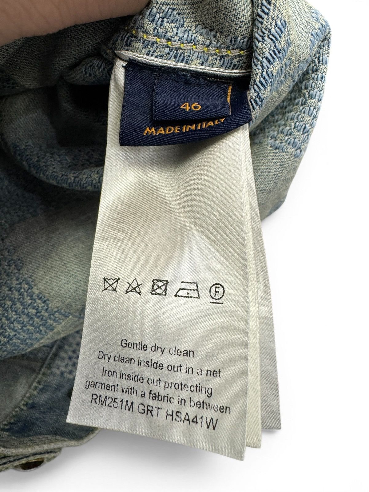Louis Vuitton Louis Vuitton Blue Damier Jacket Size US M / EU 48-50 / 2 - 6 Thumbnail
