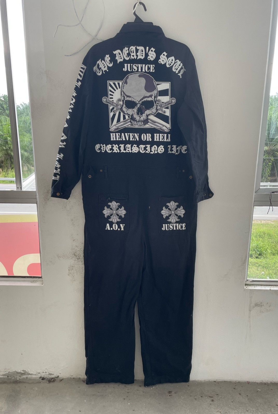 AFFXWRKS × Affliction A.O.P HEAVEN OR HELL COVERALL Size US 44 / EU 60 - 2 Thumbnail