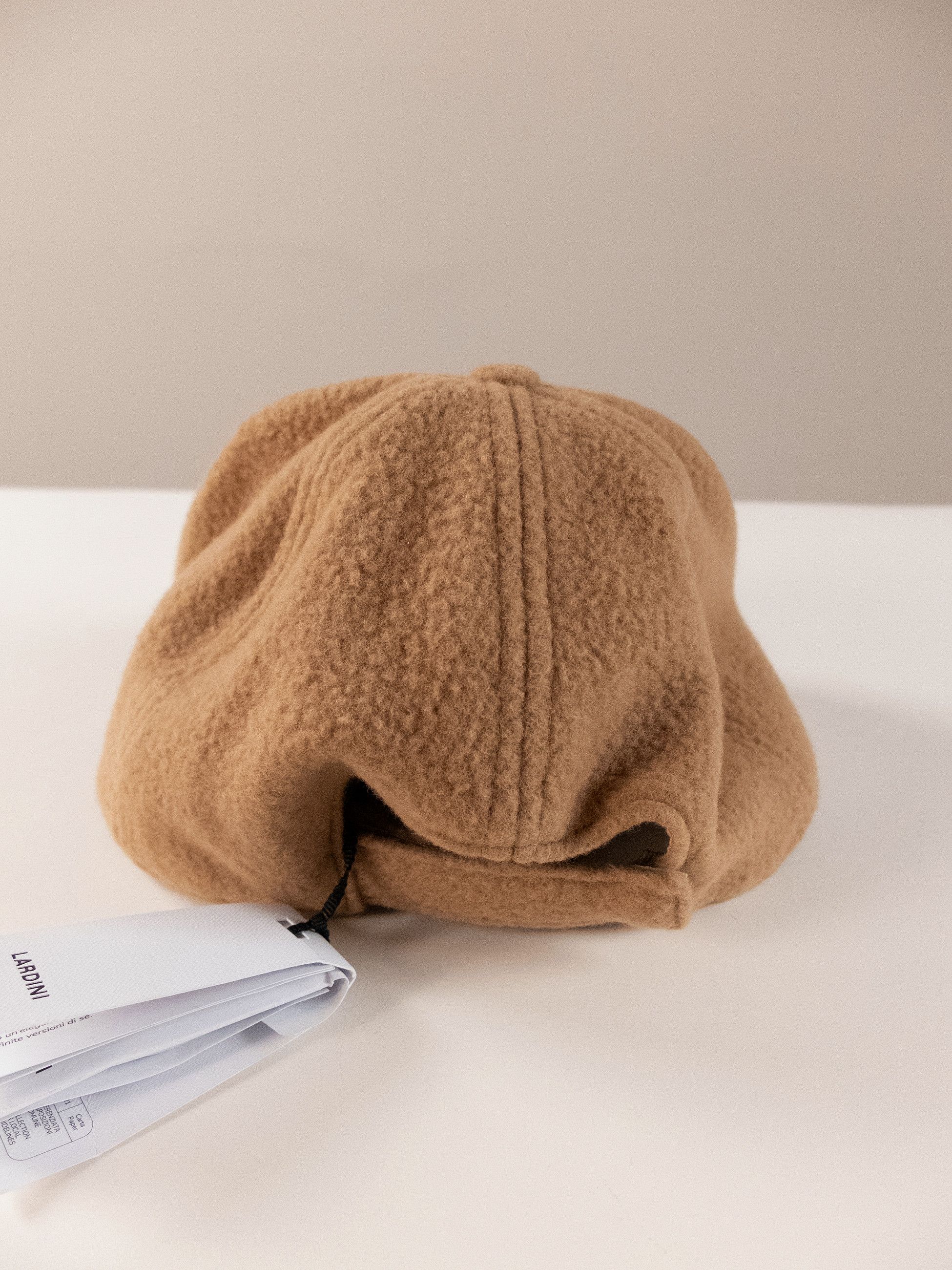 Lardini LARDINI tobacco brown L wool baseball cap Medium NWT Size ONE SIZE - 8 Thumbnail