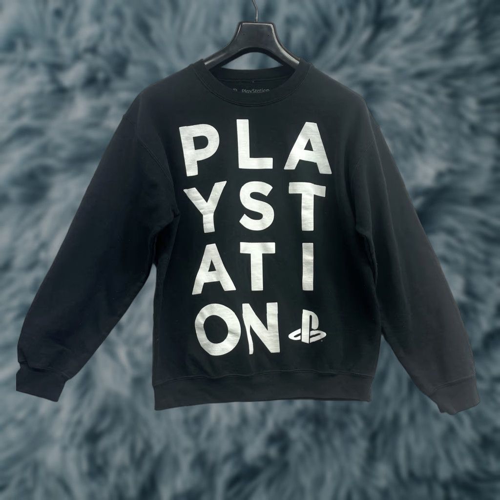 Vintage Playstation Sweatshirt Mens Size M Long Sleeve Black Size US M / EU 48-50 / 2 - 1 Thumbnail