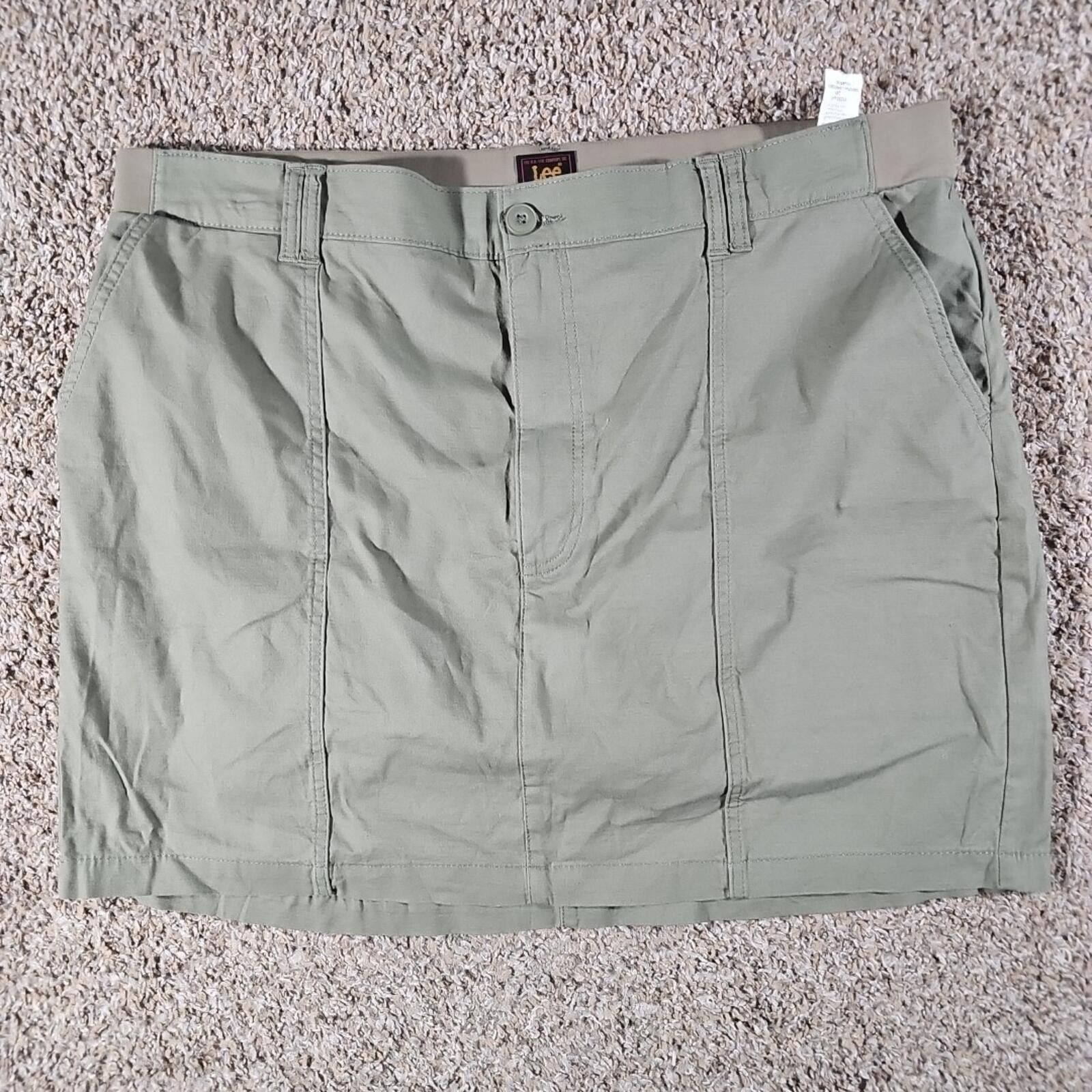 Lee Lee Sz 20 Green Skort Skirt Size 42" / US 20 - 1 Thumbnail