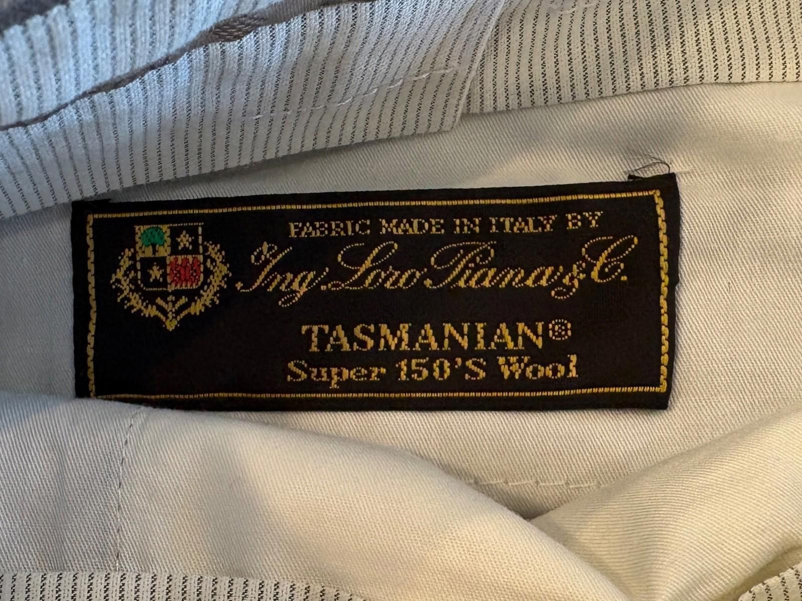 Zanella Zanella Platinum Trousers 36 Gray Loro Piana 150s Wool Italy Size US 36 / EU 52 - 8 Thumbnail