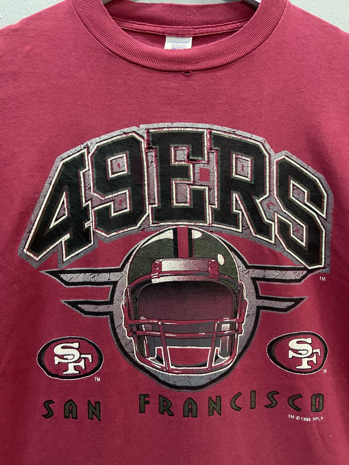 NFL VINTAGE 49 ERS SAN FRANCISCO 1995 LOGO 7 TEE SHIRT Size US L / EU 52-54 / 3 - 4 Thumbnail