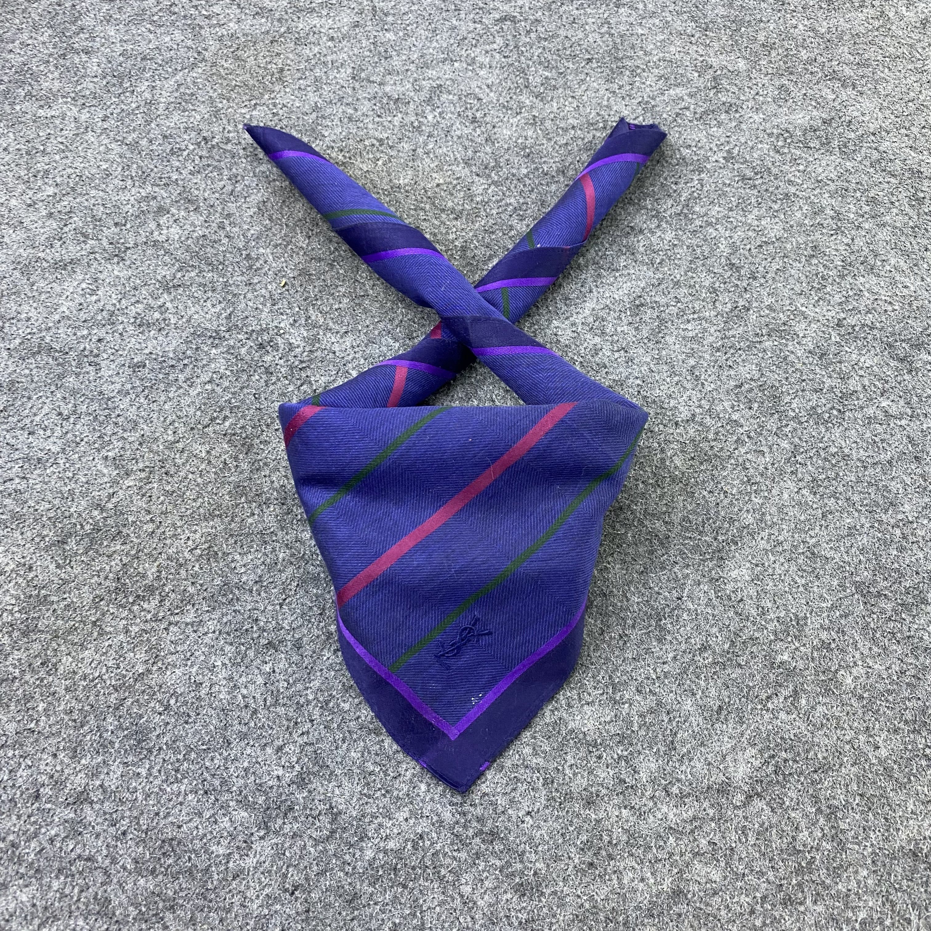 Yves Saint Laurent YSL Handkerchief / Bandana / Neckerchief-B2162 Size ONE SIZE - 2 Thumbnail
