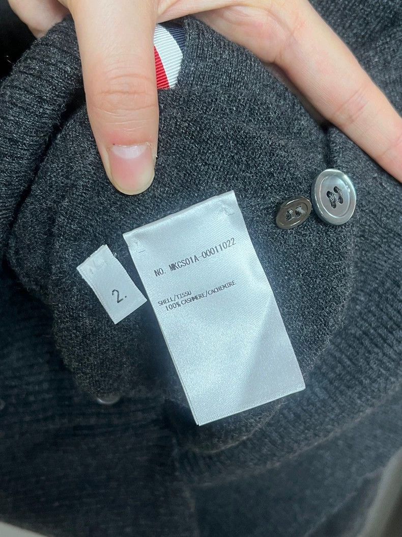 Thom Browne Thom Browne size2 Cashmere cardigan Size US M / EU 48-50 / 2 - 3 Thumbnail