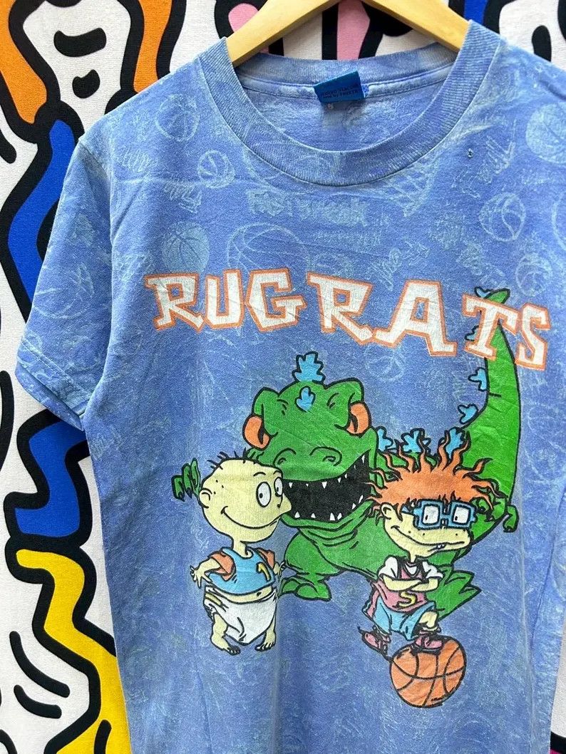 Vintage Vintage 1998 Rugrats Cartoon tshirt size M Size US M / EU 48-50 / 2 - 1 Thumbnail