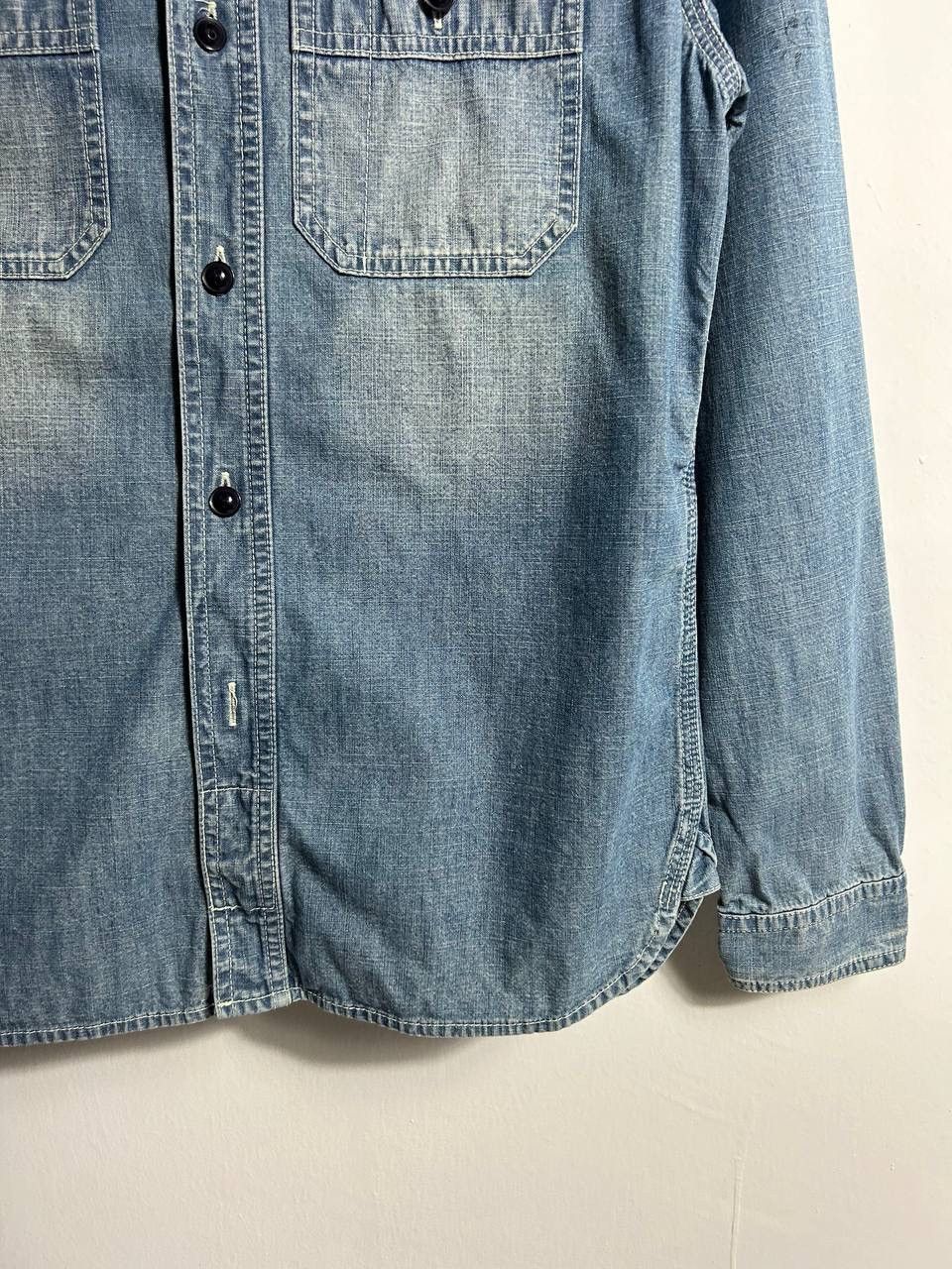 Schott Vintage Schott New York Denim Shirt Size US S / EU 44-46 / 1 - 9 Thumbnail