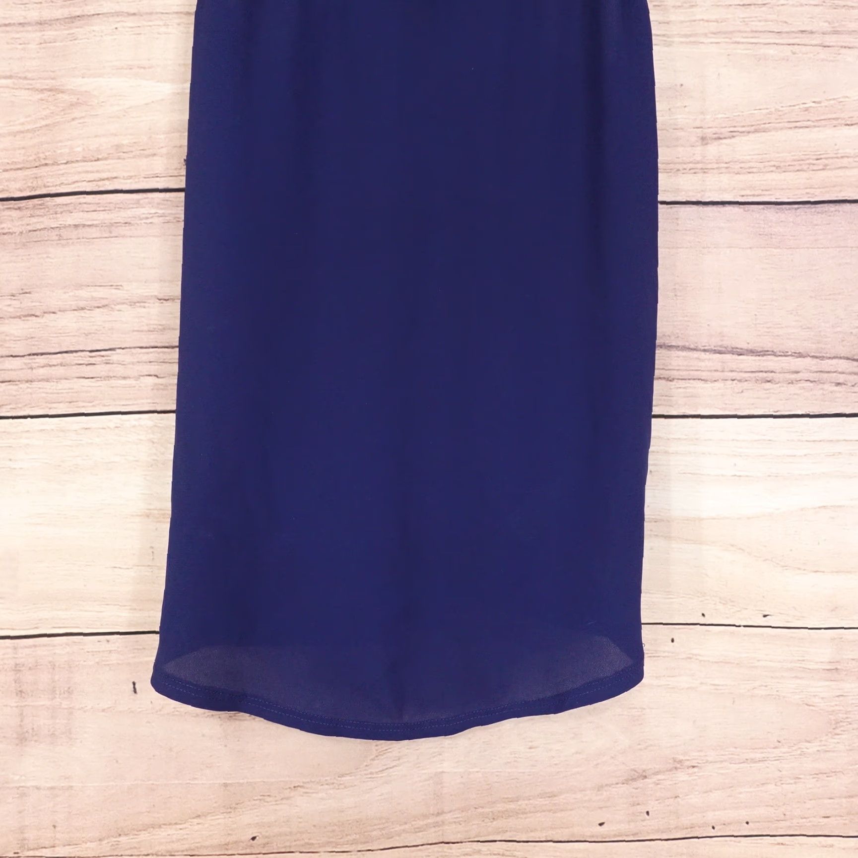 Express EXPRESS Sleeveless Blue Blouse Top Women's XS Regular Fit Casual Size XS / US 0-2 / IT 36-38 - 3 Thumbnail