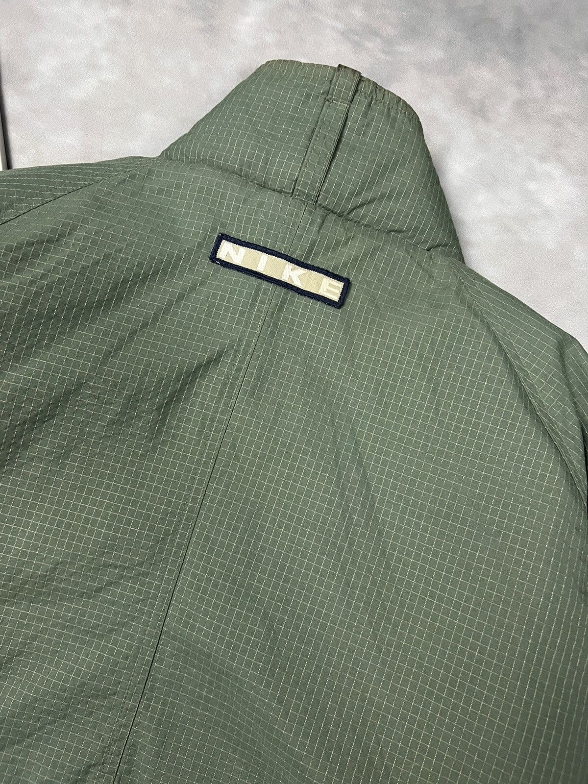 Nike Vintage Nike 00s Ripstop Puffer Jacket Green Mini Swoosh XL Size US XL / EU 56 / 4 - 5 Thumbnail