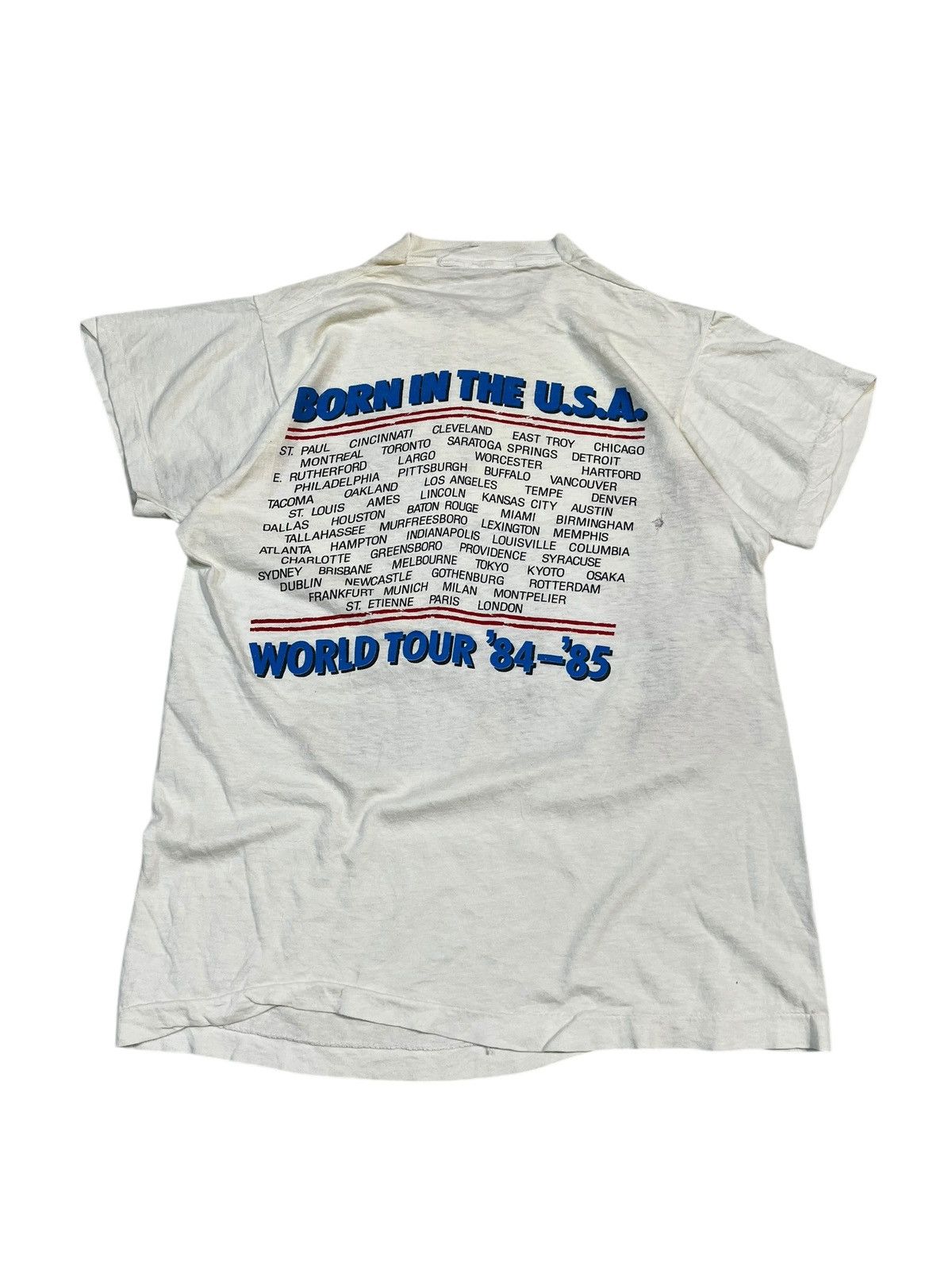 Band Tees Bruce Springsteen Born in the USA World Tour ‘84-‘85 Size US M / EU 48-50 / 2 - 2 Thumbnail