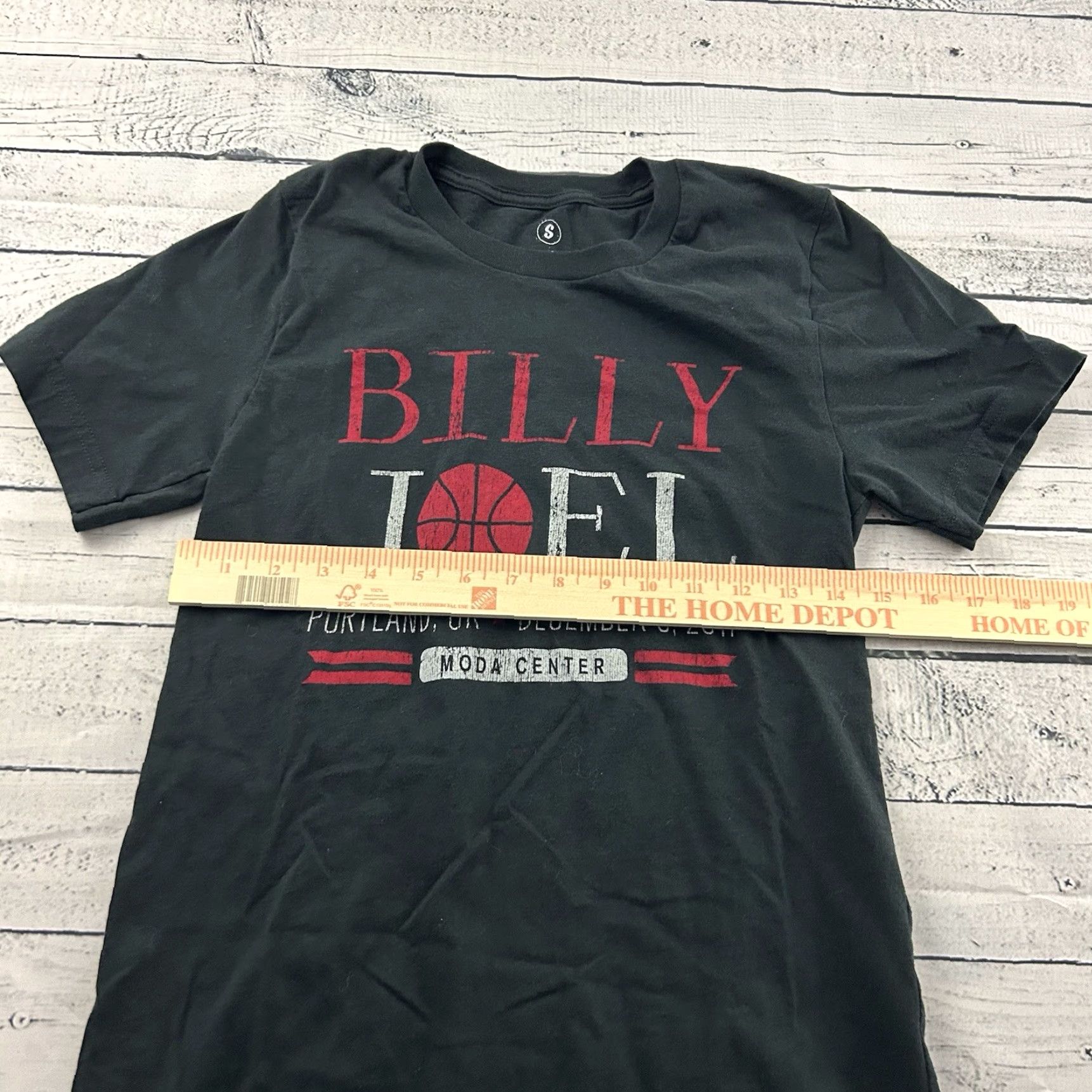 Vintage Billy Joel Portland OR Moda Center Short Sleeve T Shirt Men's Small Black Size US S / EU 44-46 / 1 - 4 Thumbnail