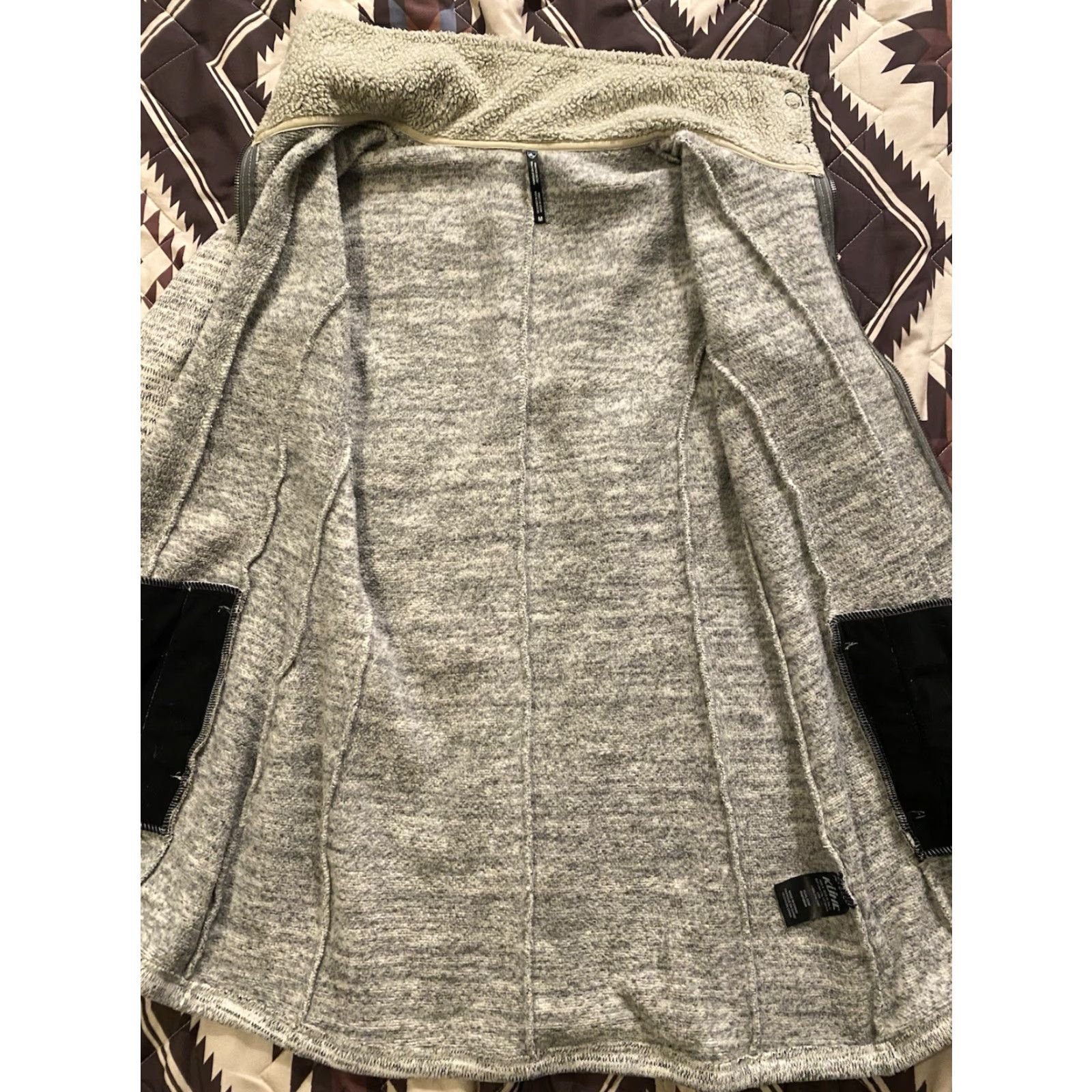 Kuhl Alaska Long Jacket Women’s M Heather Gray Full Zip Long Sleeve Regular Fit Winter Travel Casual Workwear