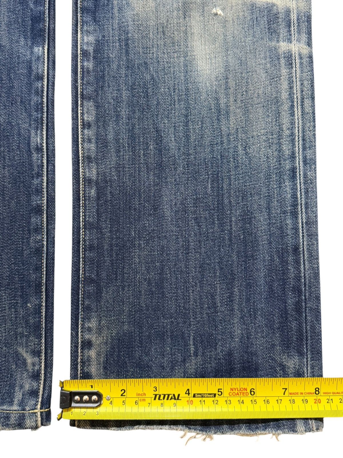 Uniqlo Vintage Japan Uniqlo Mud Wash Clawmark Whisker Straight Leg Size US 32 / EU 48 - 16 Thumbnail
