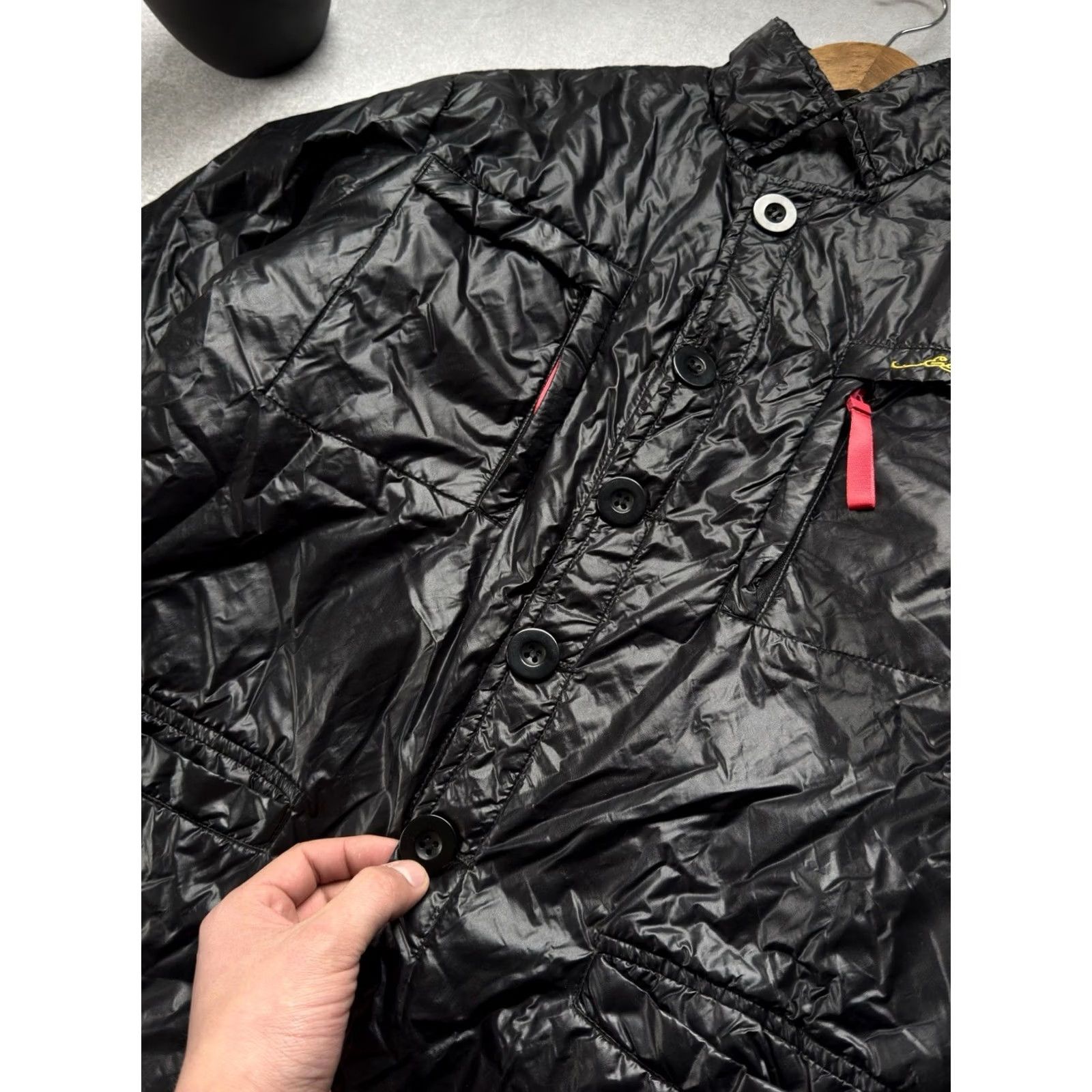Ed Hardy VINTAGE Ed Hardy By Christian Audigier Big Logo Black Nylon Coat Jacket M Men Vintage Logo Windbreaker 90s Punk Skull US Mens Size US M / EU 48-50 / 2 - 7 Thumbnail