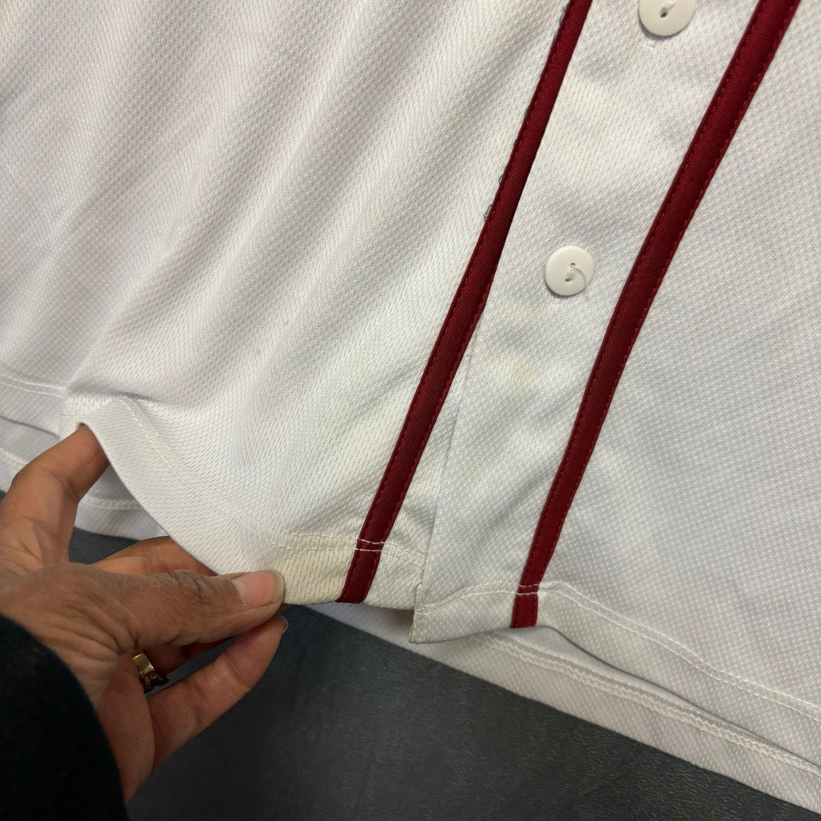 Other East West Hustle Jersey Shirt Mesh Streetwear Button 2-Sided Size US L / EU 52-54 / 3 - 6 Thumbnail