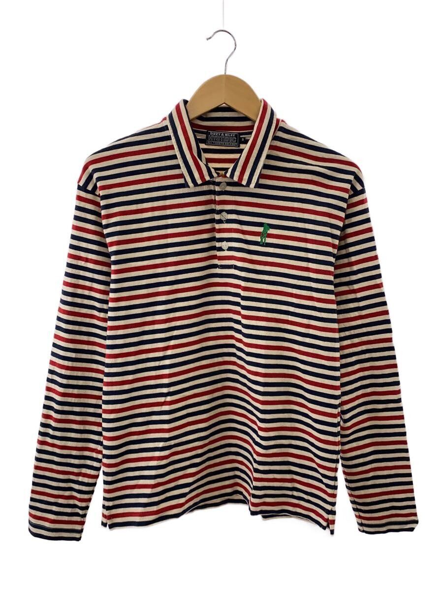 Hysteric Glamour Striped Long Sleeve Polo Shirt Size US S / EU 44-46 / 1 - 1 Thumbnail