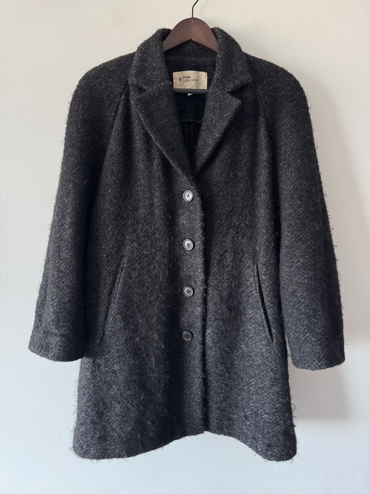 Isabel Marant 🔥🔥 Isabel Marant Grey Wool Coat Size L / US 10 / IT 46 - 1 Thumbnail