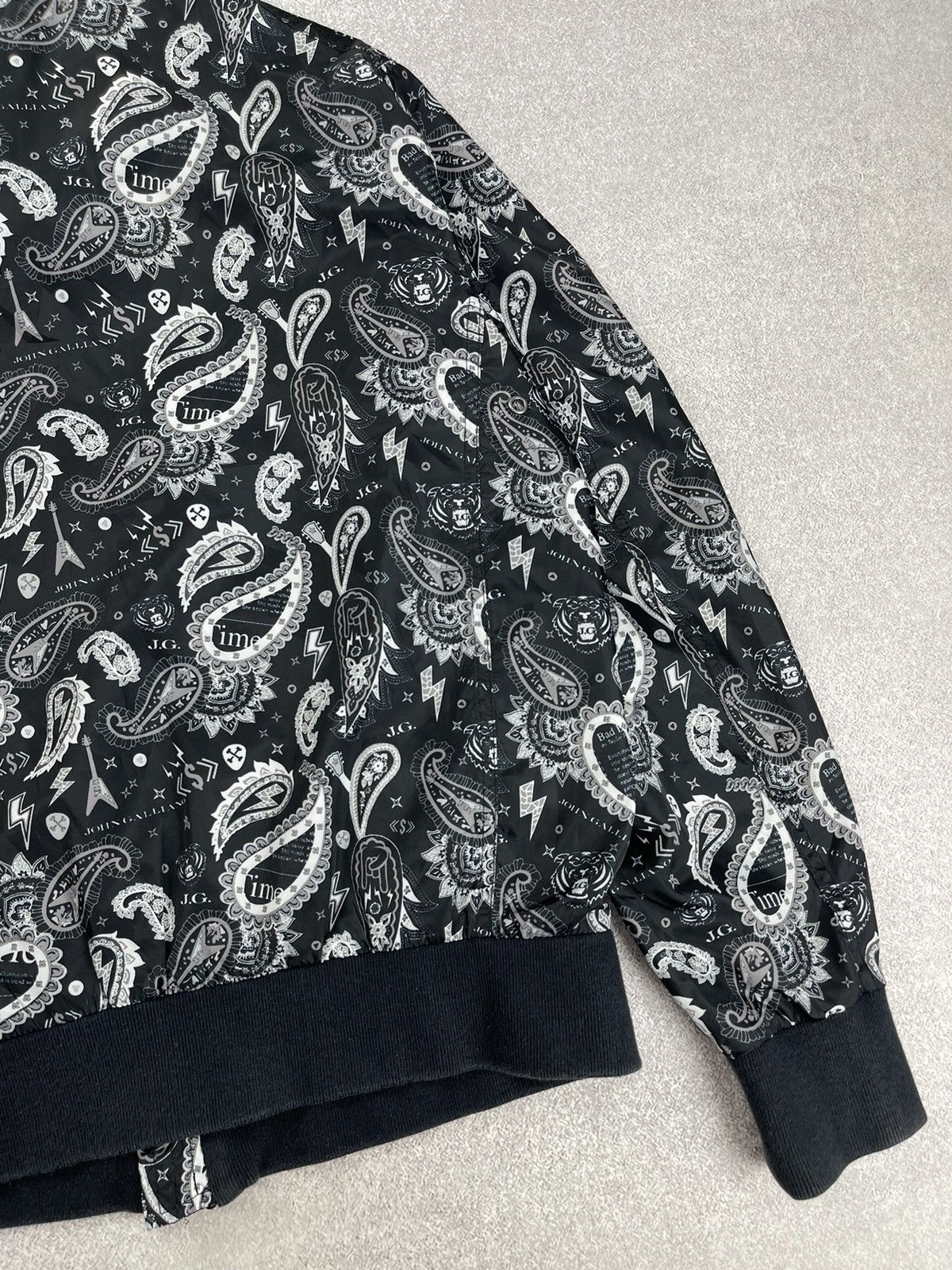 John Galliano John Galliano Kids Collection Paisley Nylon Jacket Size 16 Size US XS / EU 42 / 0 - 14 Thumbnail