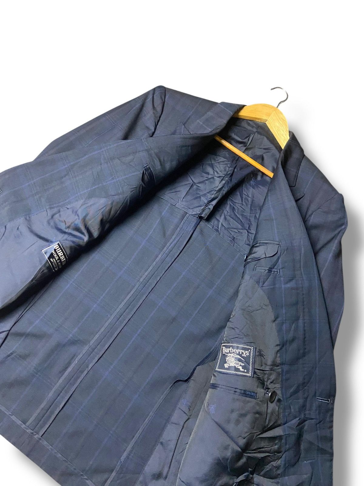 Burberry Vintage Burberry Wool & Mohair Double Breasted Blazer (159) Size US XS / EU 42 / 0 - 3 Thumbnail