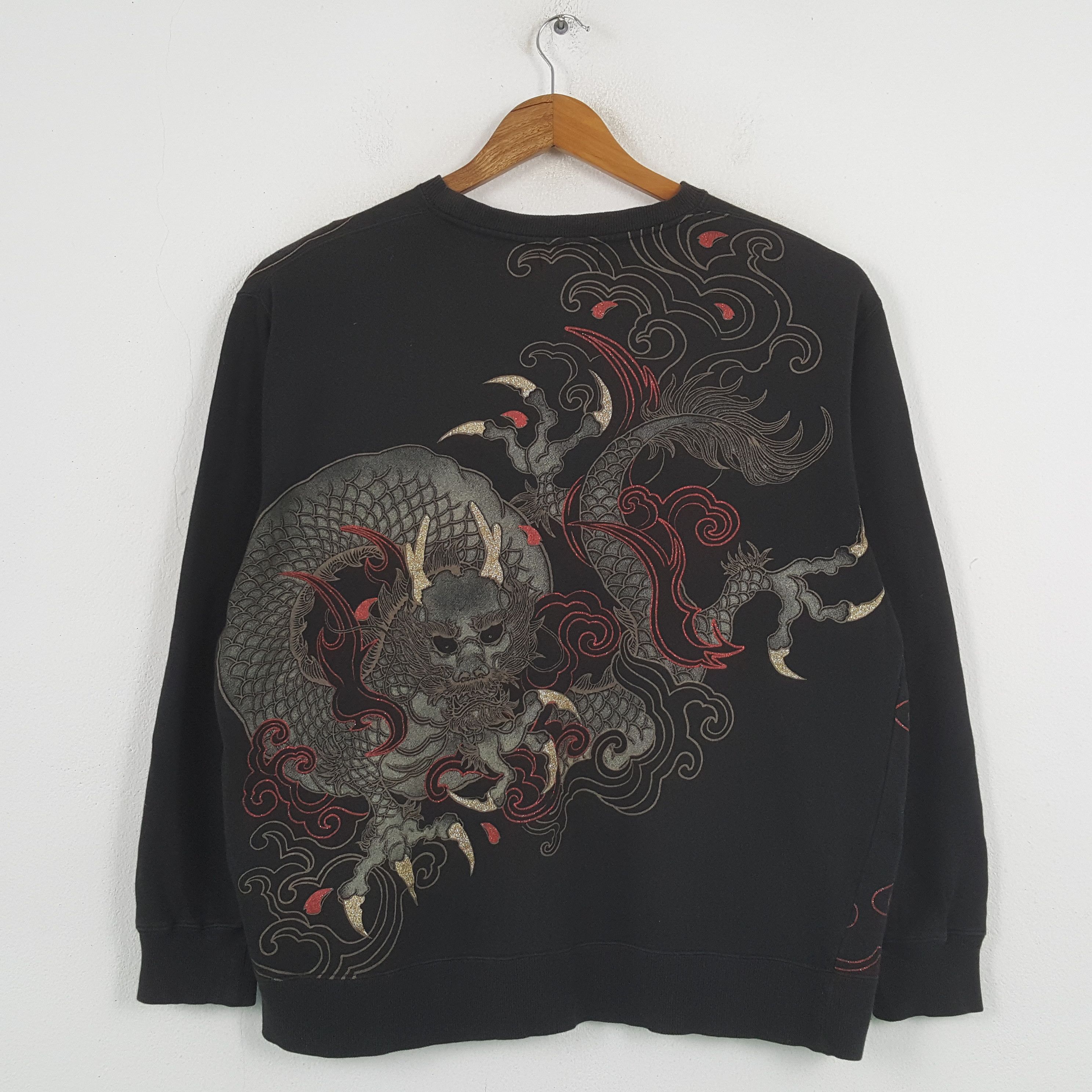 Japanese Brand Vintage SORRIDERE DRAGON Japanese Brand Sweatshirt C291N25 Size US XL / EU 56 / 4 - 1 Thumbnail