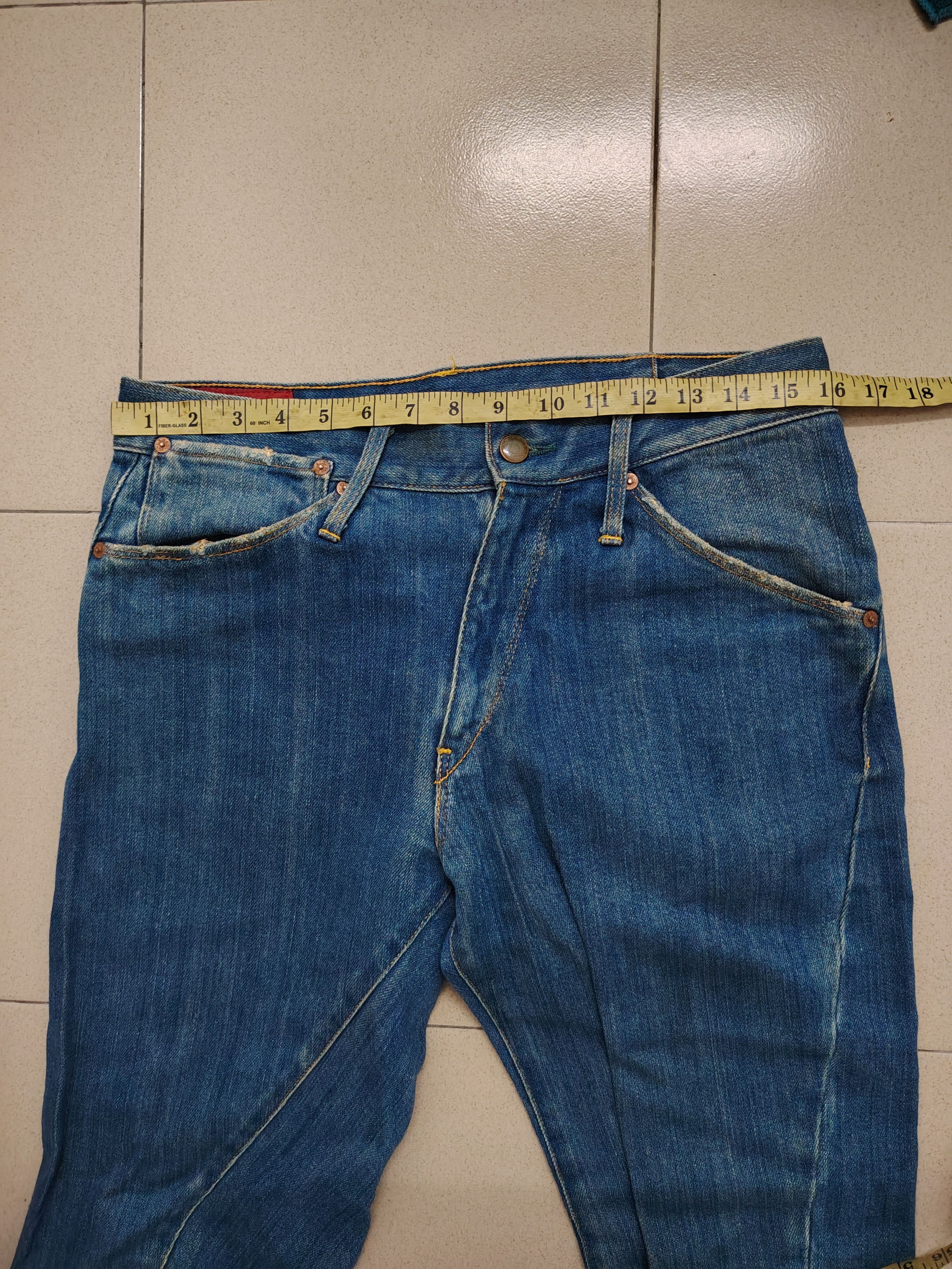 Made in Italy Vintage Levis RED Twisted Denim