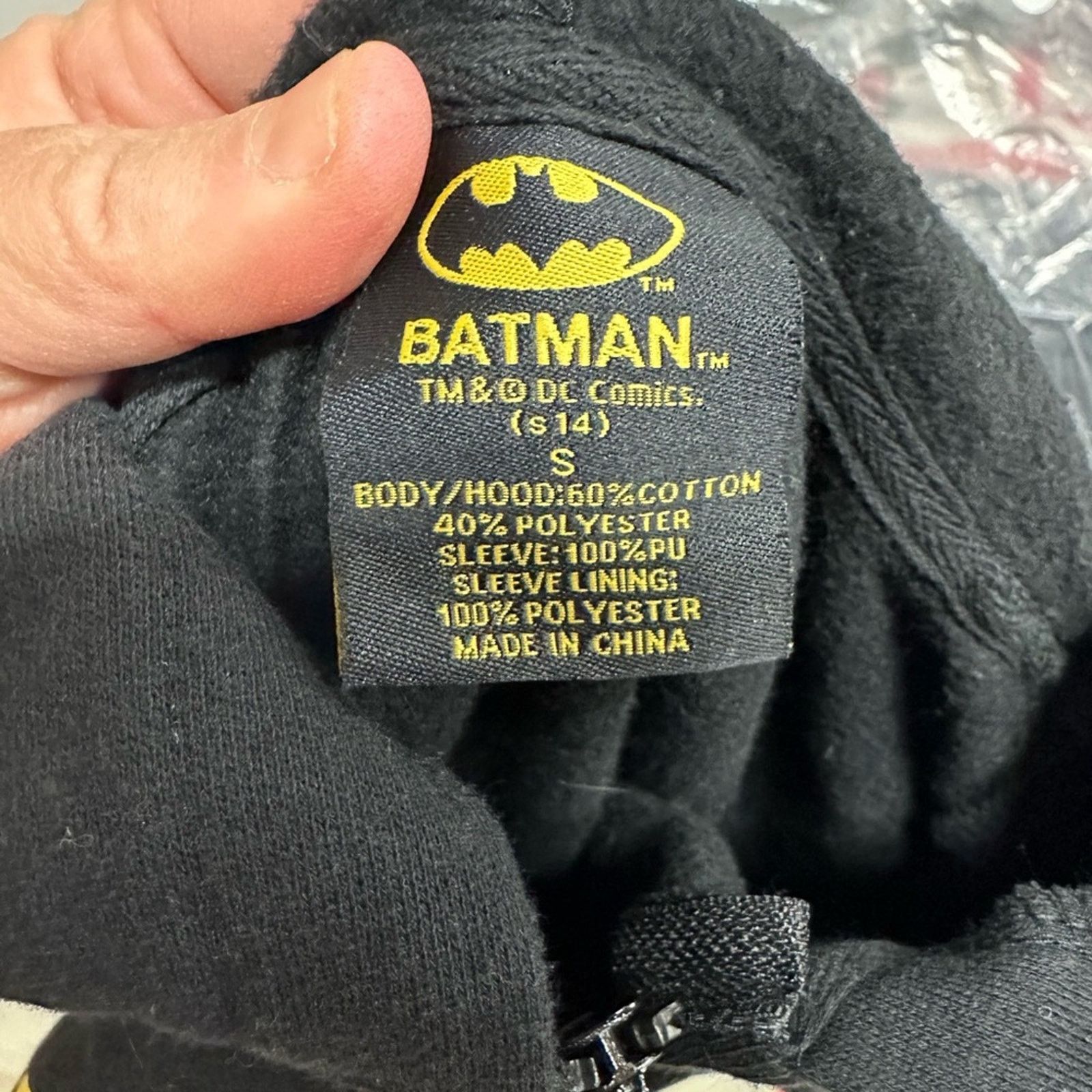 DC Comics Batman Baseball Lettermen Varsity Jacket Size US S / EU 44-46 / 1 - 2 Thumbnail