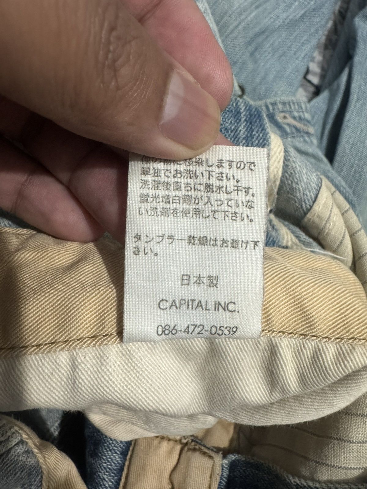 Kapital × Kapital Kountry Kapital Blue Hands Jumpsuits Overall Vintage Japanese Style Size 32" / US 10 / IT 46 - 5 Thumbnail