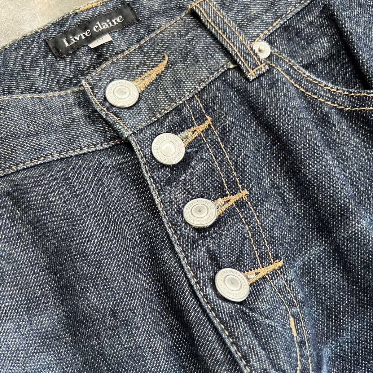 Hysteric Glamour 2000s Livre Claire Studed Flare Jeans Size US 33 - 5 Thumbnail