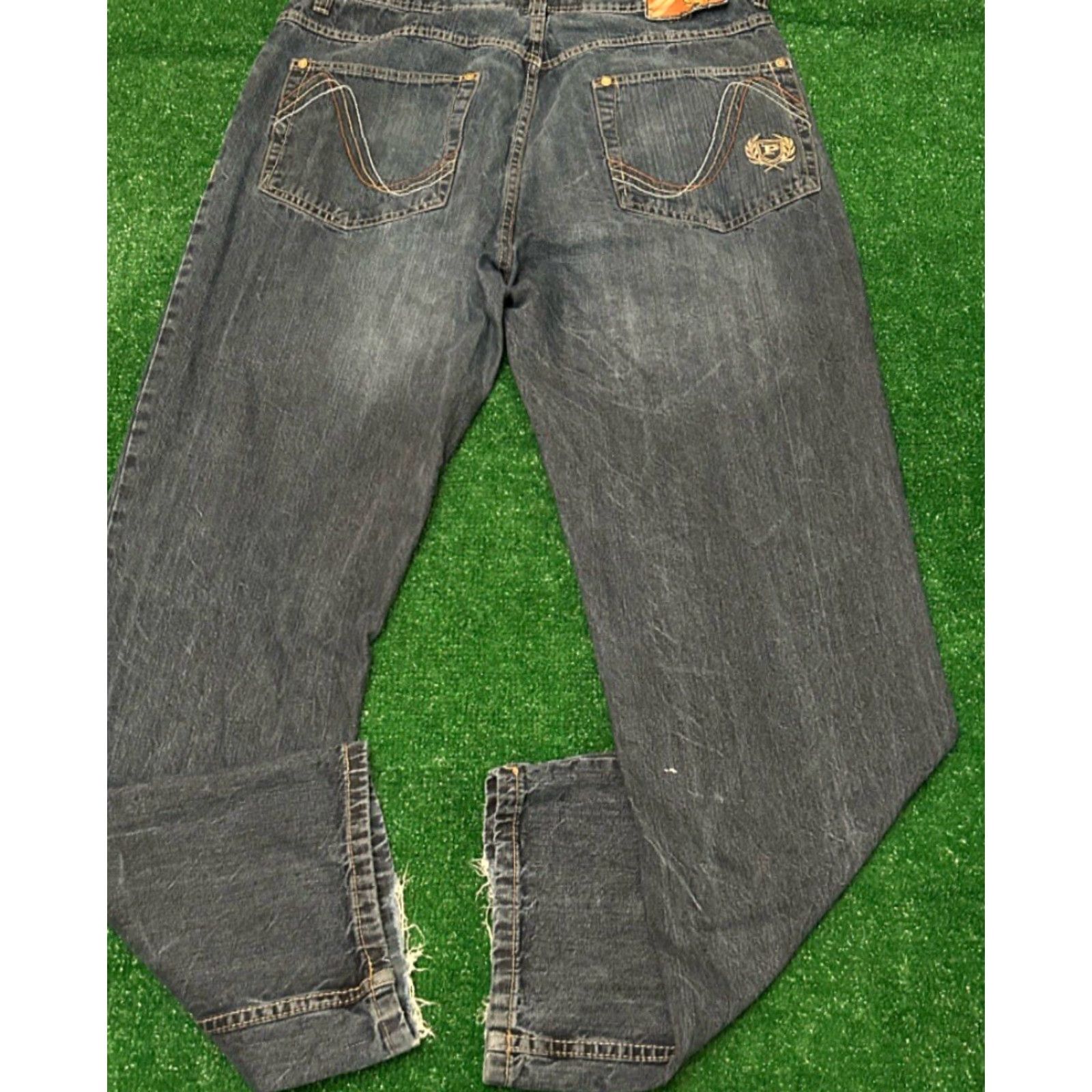 Phat Farm VINTAGE Phat Farm Jeans Baggy Skater Grunge Y2K VTG Mens 38 Distressed Wide-Leg 38x32 Jeans Distressed Mens Size US 38 / EU 54 - 2 Thumbnail