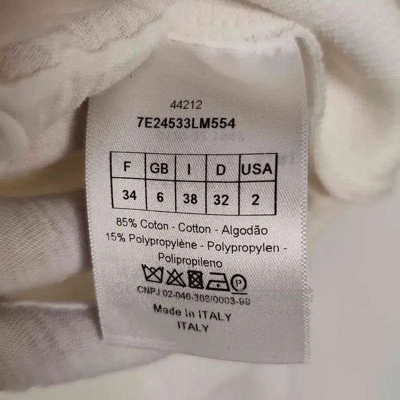 Dior Dior White Cotton Pullover Sweater for Women . Size S / US 4 / IT 40 - 4 Thumbnail