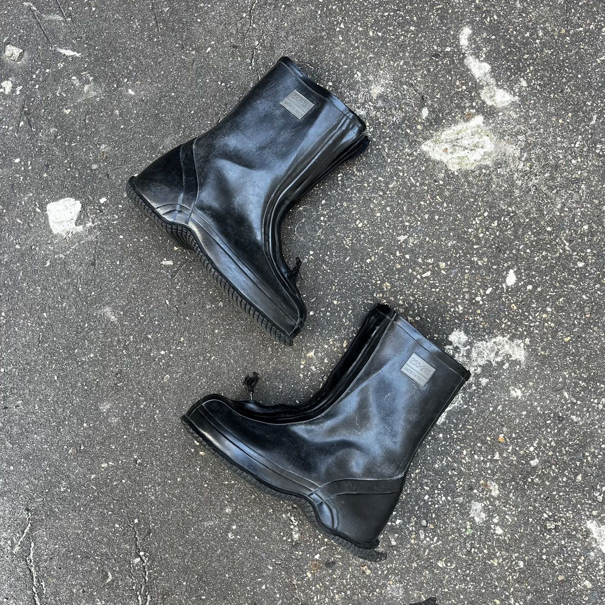 Other 80s Opium Bunny Boots Dune Rubber Combat Army Shoe Covers Size US 11 / EU 44 - 8 Thumbnail
