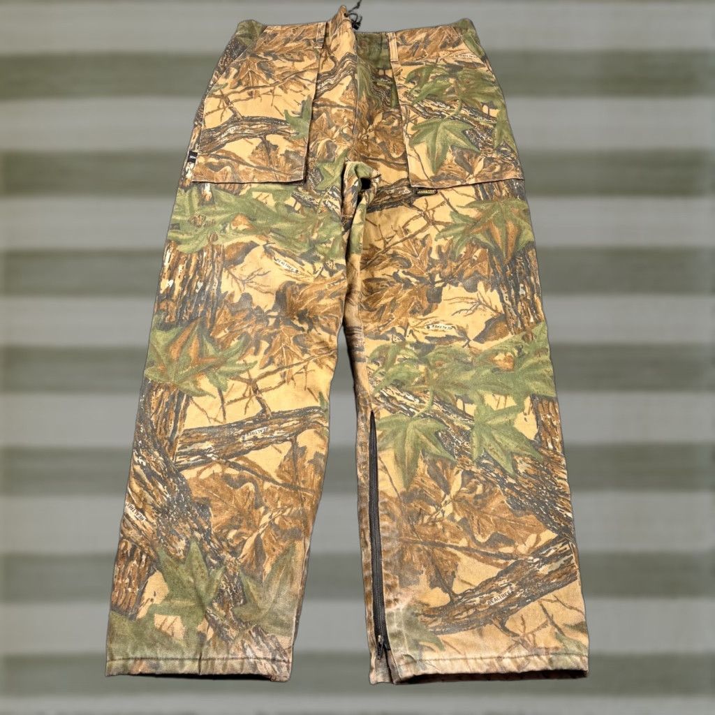 Realtree VINTAGE Hunting Pants Mens L 36-38 Realtree Camo Insulated Gore-Tex 10X Made USA Size US 33 - 1 Thumbnail
