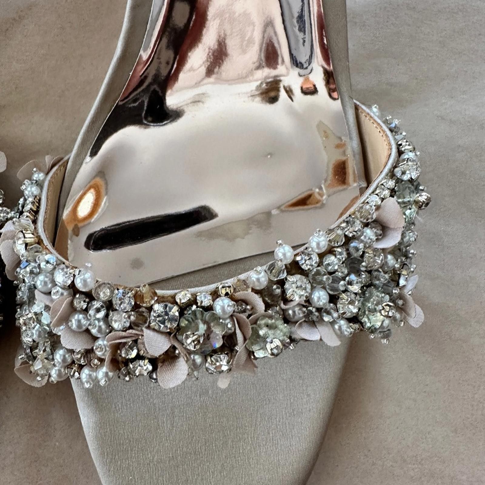 Other New Badgley Mischka Telissa Pink Kitten Heel Sandals 9 Size US 9 / IT 39 - 7 Thumbnail