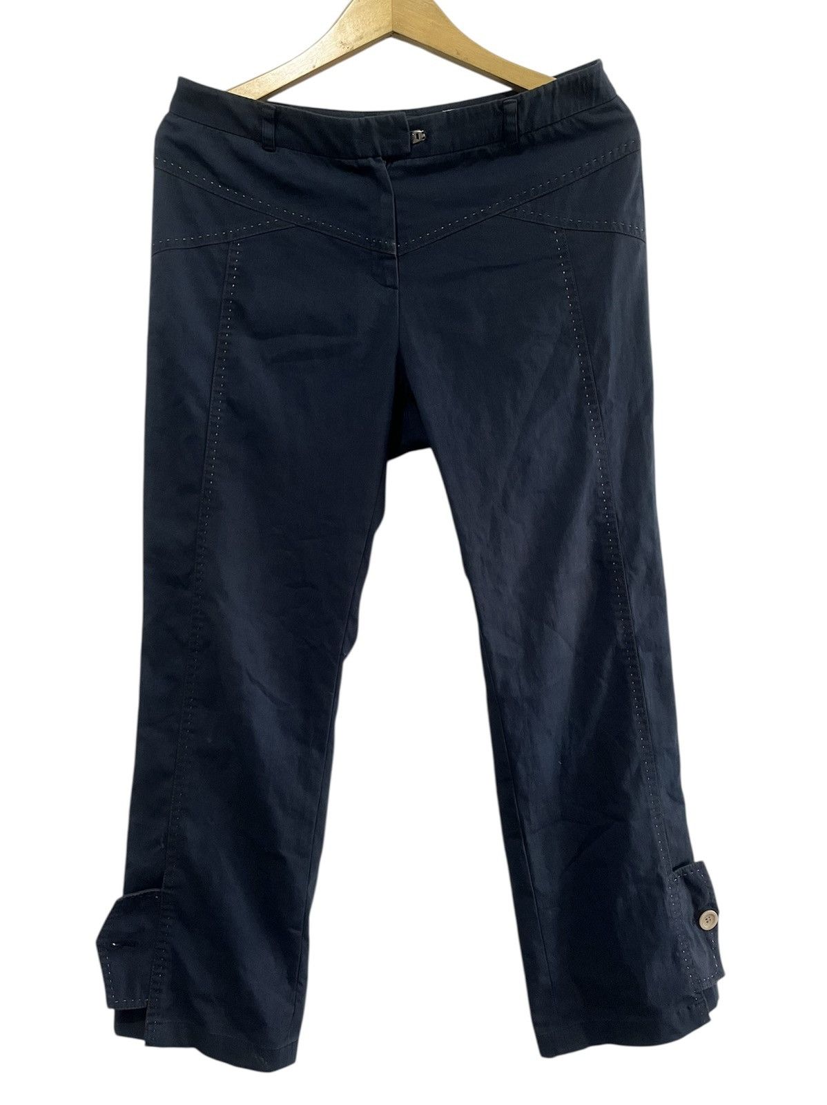Japanese Brand PING GOLF Trousers Technical Fabric Navy Blue Slim Fit Size US 32 / EU 48 - 2 Thumbnail