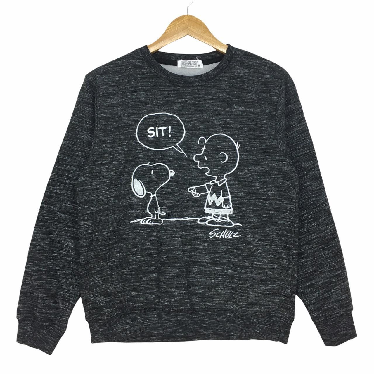Peanuts Vtg PEANUTS Snoopy Crewneck Sweatshirt Big Logo Spell Out Size US M / EU 48-50 / 2 - 1 Thumbnail