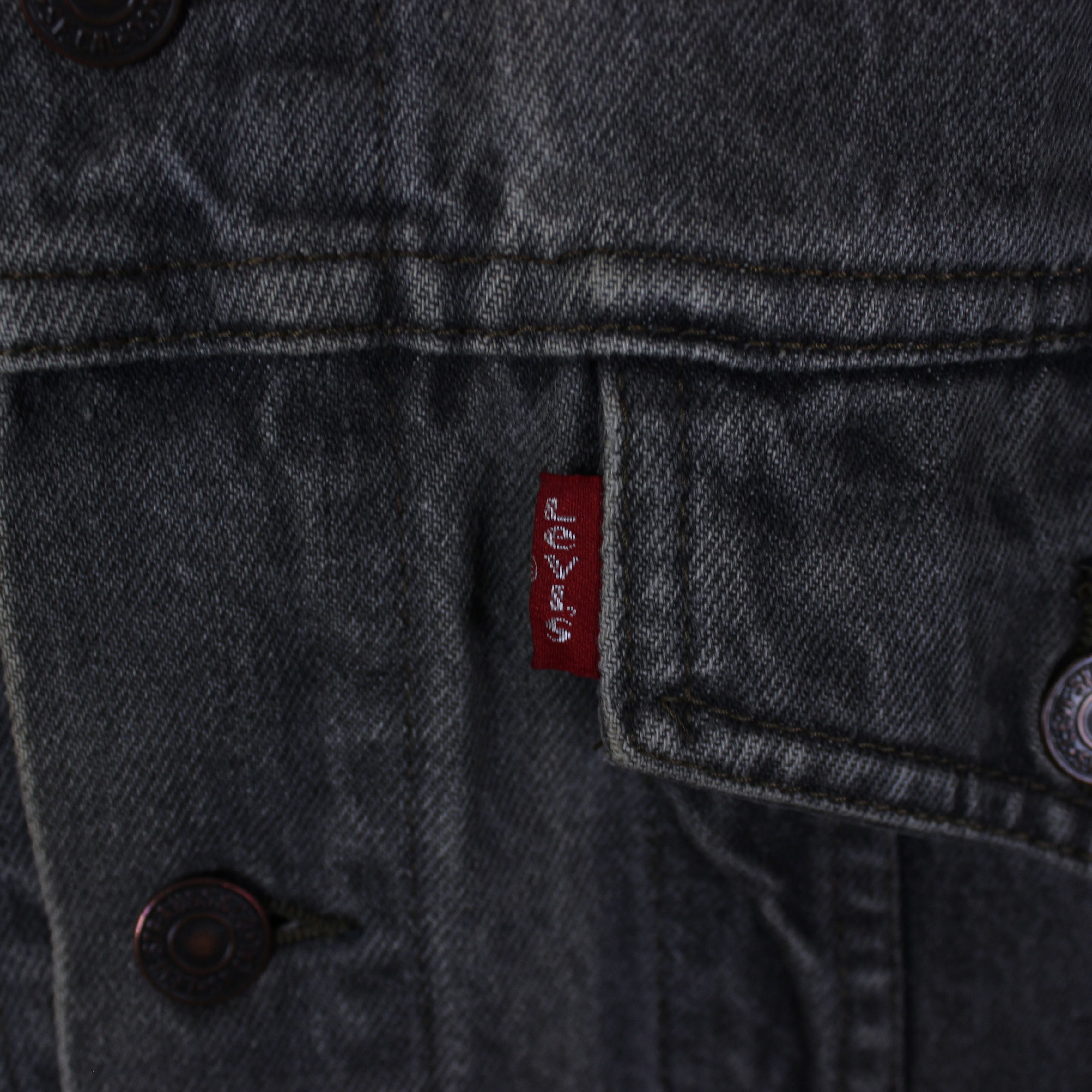 Levi's Levis jacket denim heavy vintage Gray S Size US S / EU 44-46 / 1 - 4 Thumbnail