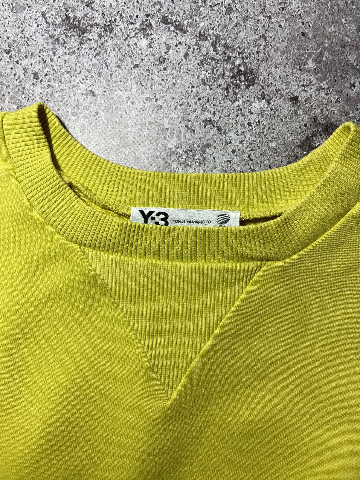 💥Y-3 Adidas & Yohji Jamamoto yellow rare sweatshirt‼️