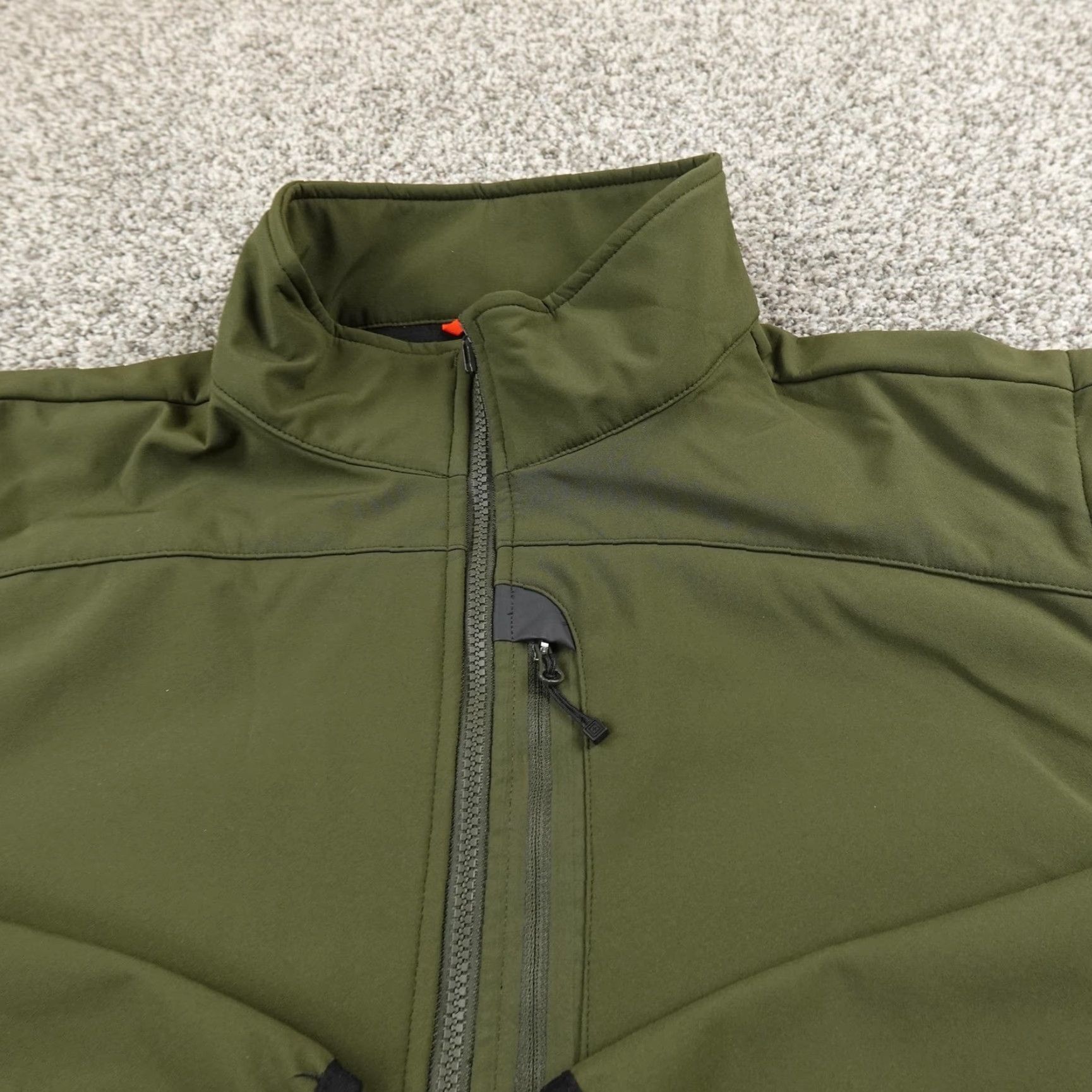 Vintage 5.11 Tactical Jacket Mens 2XLT Green Softshell Full Zip Windbreaker Coat Top Size US XXL / EU 58 / 5 - 3 Thumbnail