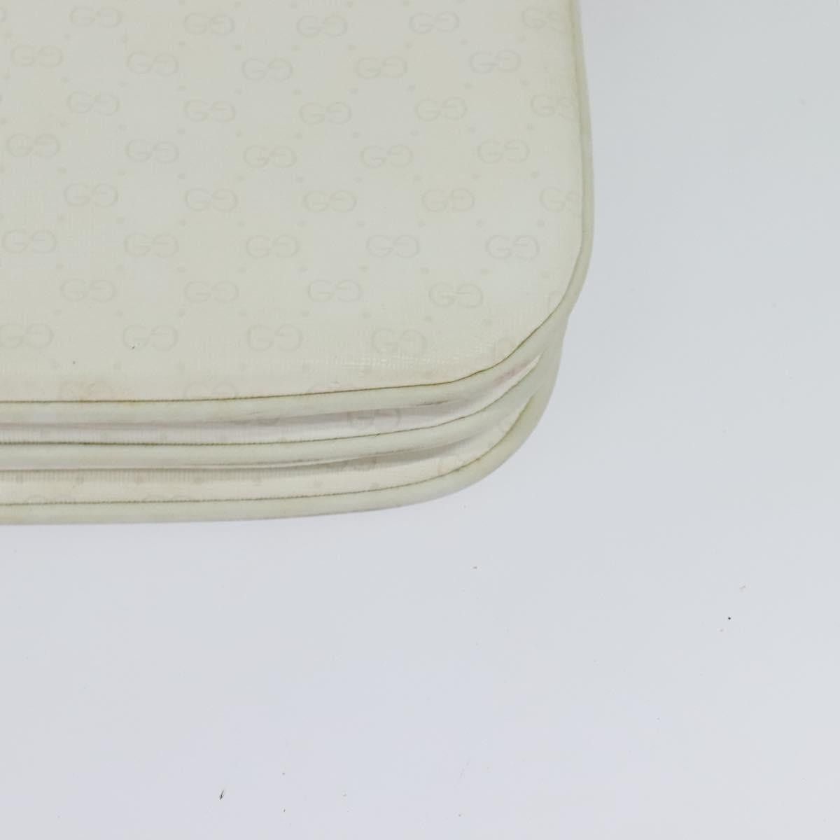 Gucci GUCCI Micro GG Supreme Shoulder Bag Pvc White Gold 004 106 Size ONE SIZE - 12 Thumbnail