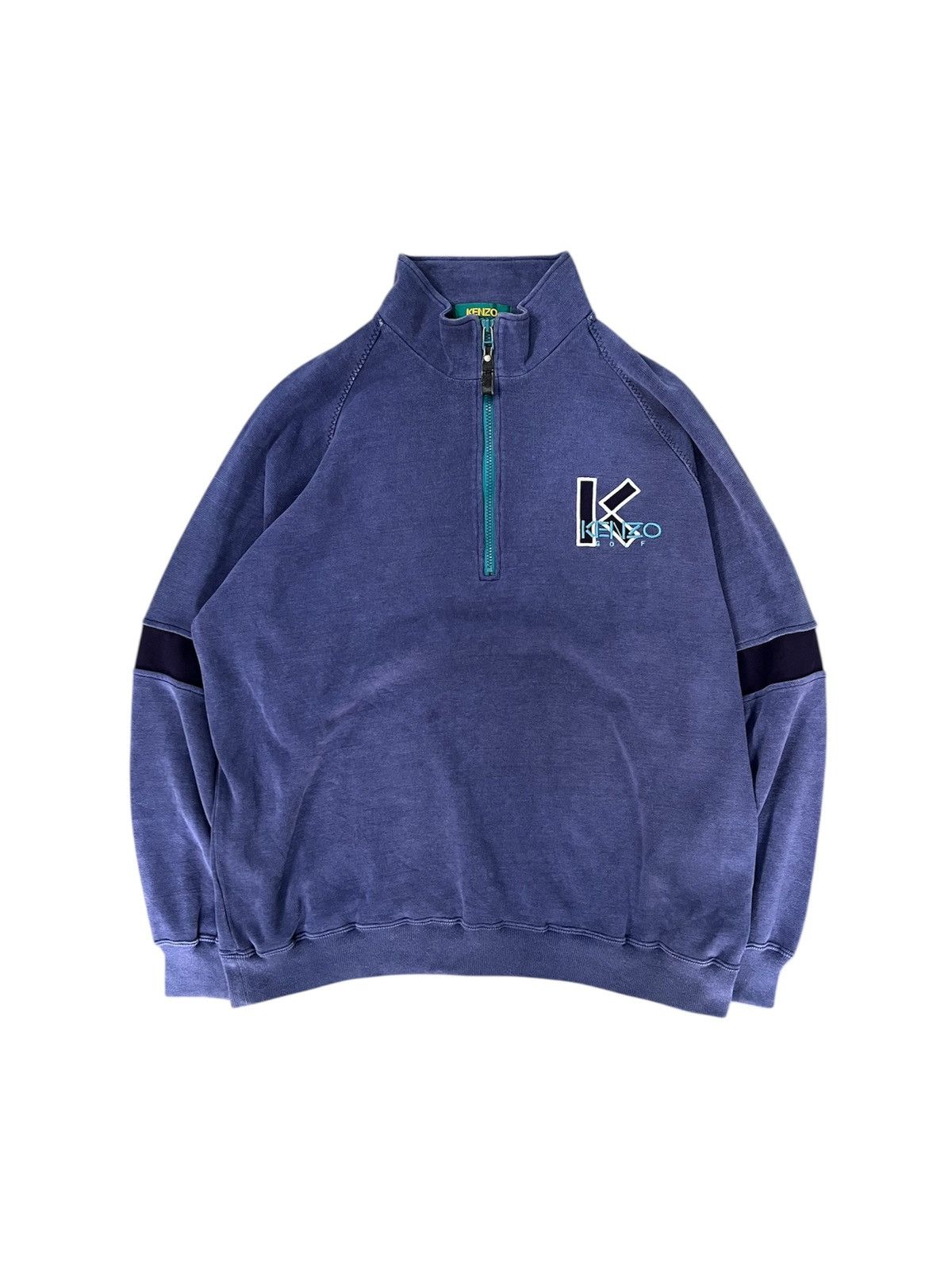 Kenzo Kenzo Golf Halfzip Vintage Size US L / EU 52-54 / 3 - 2 Thumbnail