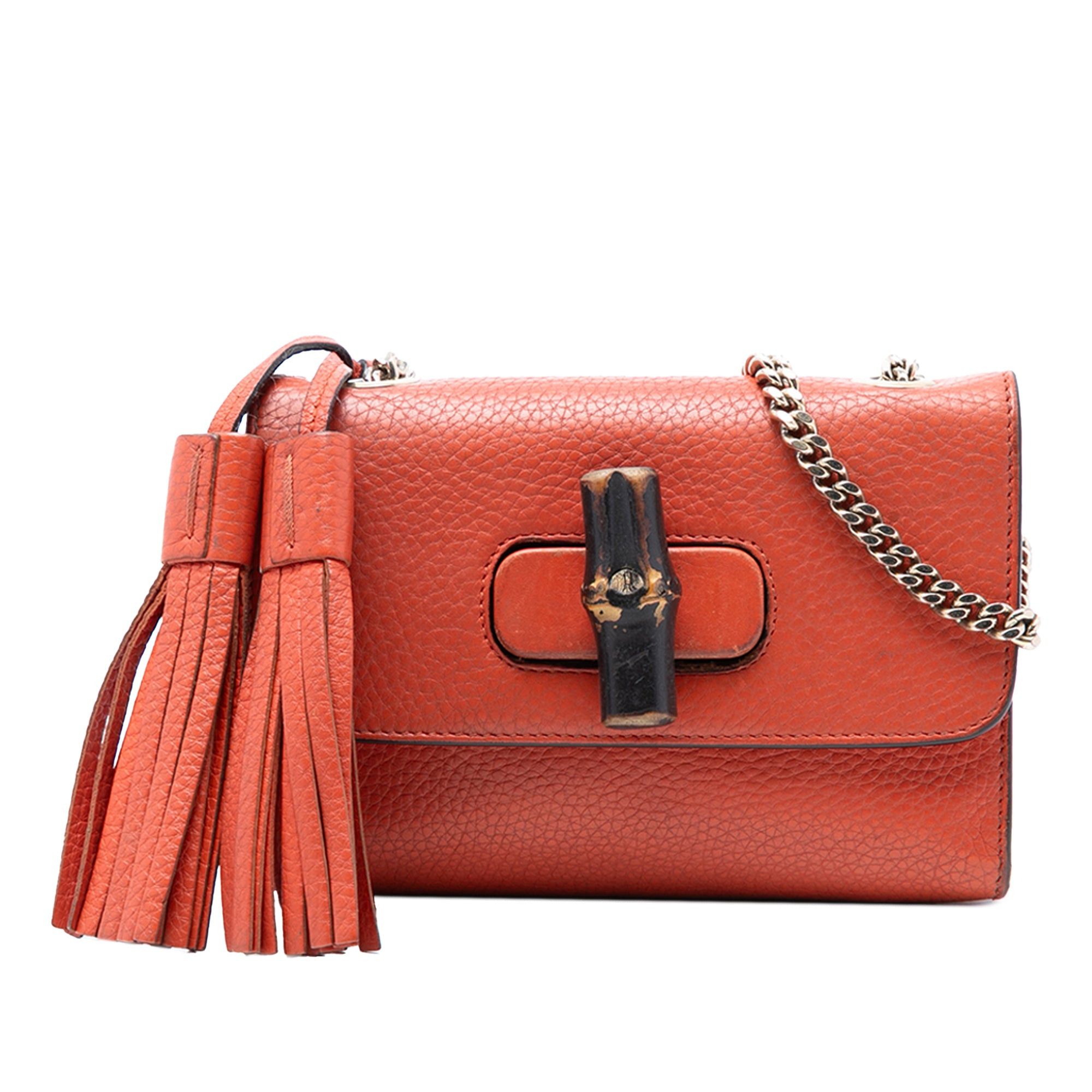 Gucci Small Leather Miss Bamboo Crossbody Size ONE SIZE - 1 Thumbnail
