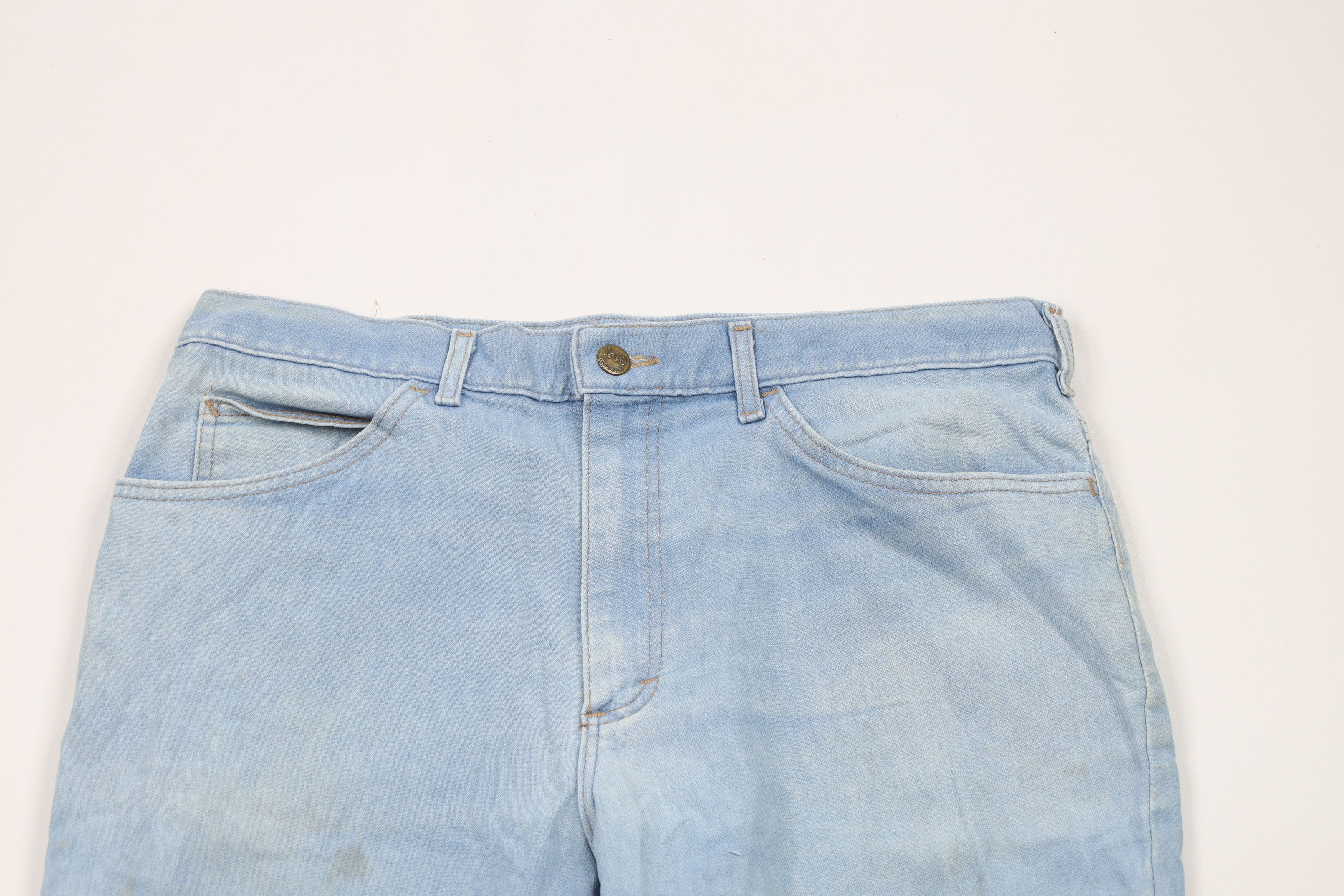 Vintage Vintage 90s Lee Flared Bootcut Denim Jeans Pants Blue USA Size US 34 / EU 50 - 2 Thumbnail